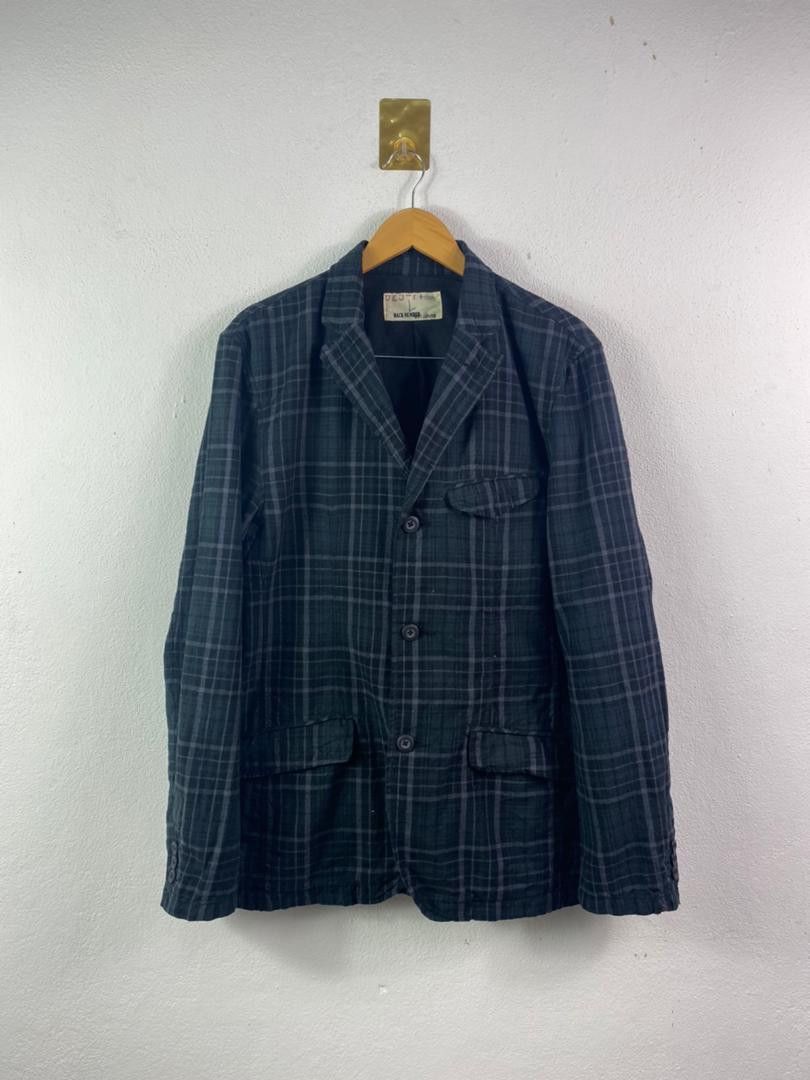 Japan Casual Wear Back Number Plaid Jacket