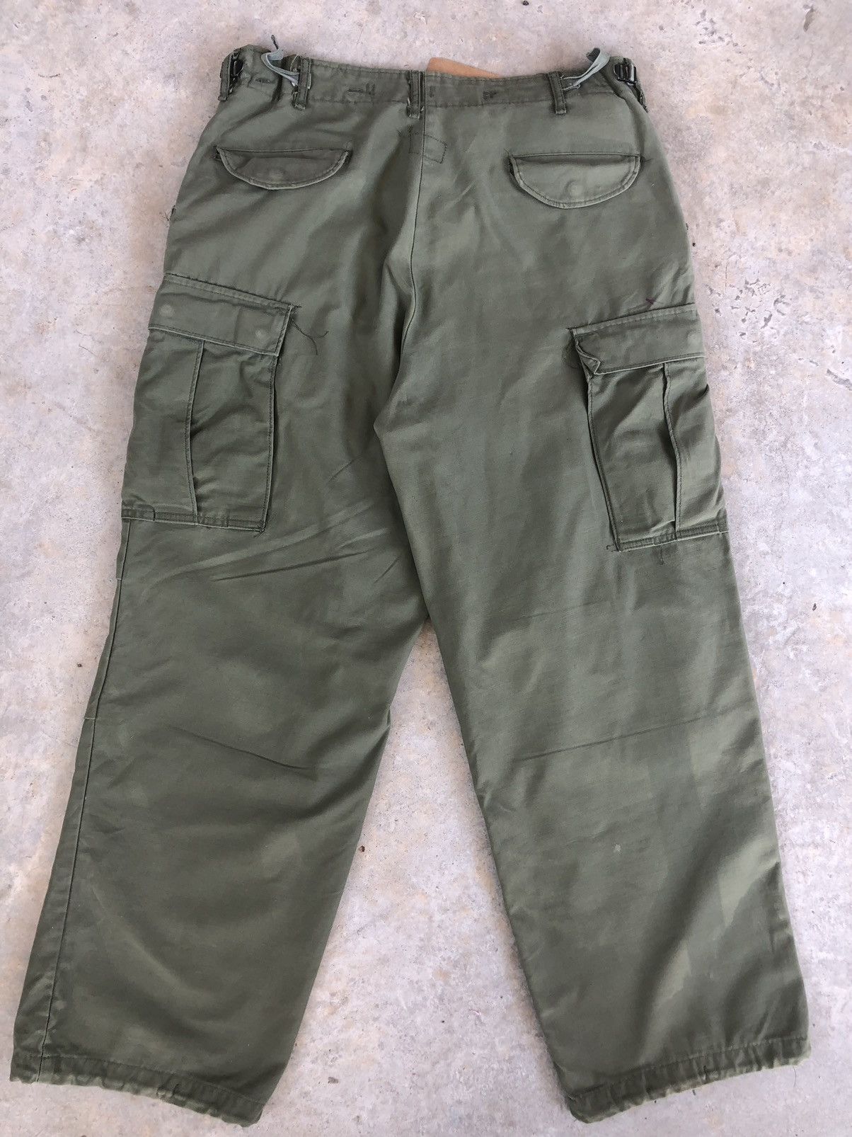Seditionaries Vintage 70s Army Shade 107 Cargo Pants Tactical Size US 35 - 2 Thumbnail