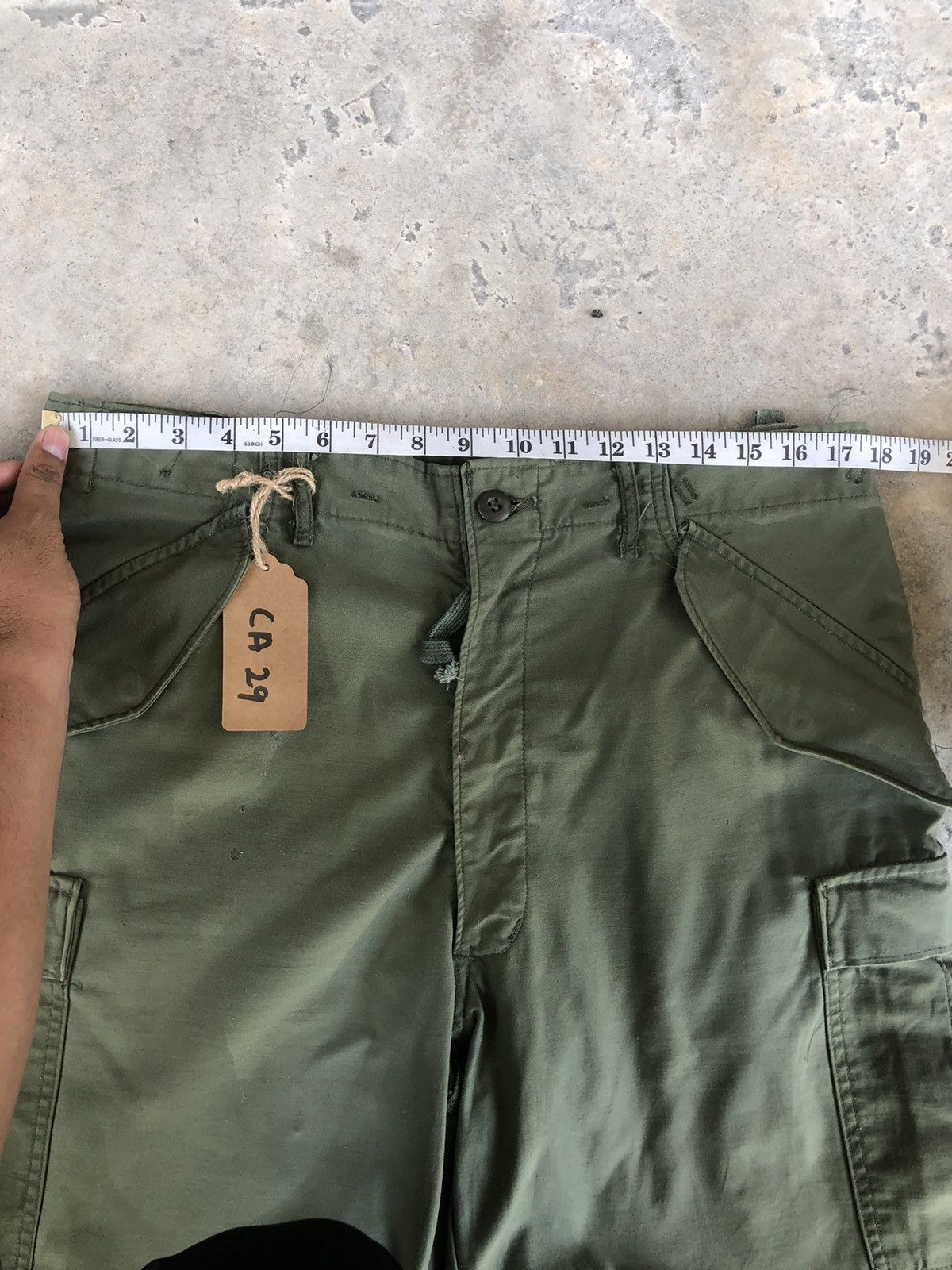 Seditionaries Vintage 70s Army Shade 107 Cargo Pants Tactical Size US 35 - 15 Thumbnail