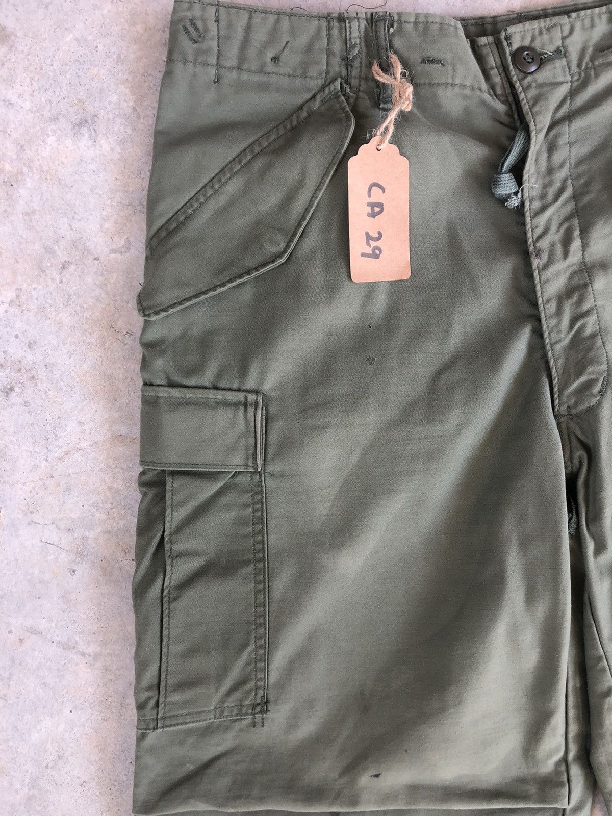 Seditionaries Vintage 70s Army Shade 107 Cargo Pants Tactical Size US 35 - 3 Thumbnail