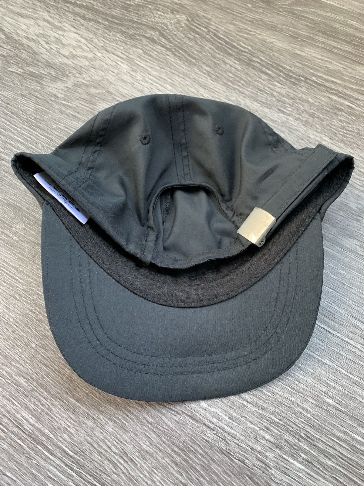 Soulland Soulland Black Nylon Bikers Strapback Hat Size ONE SIZE - 2 Thumbnail