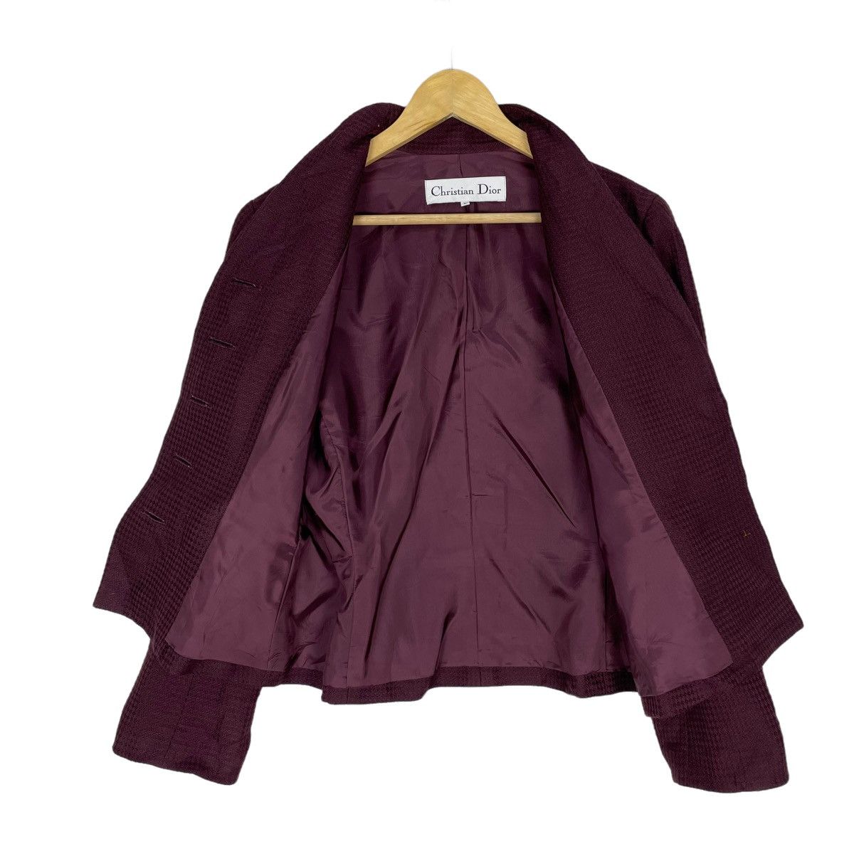 Christian Dior Monsieur 🌟CHRISTIAN DIOR CROPPED BUTTON JACKET Size L / US 10 / IT 46 - 6 Thumbnail