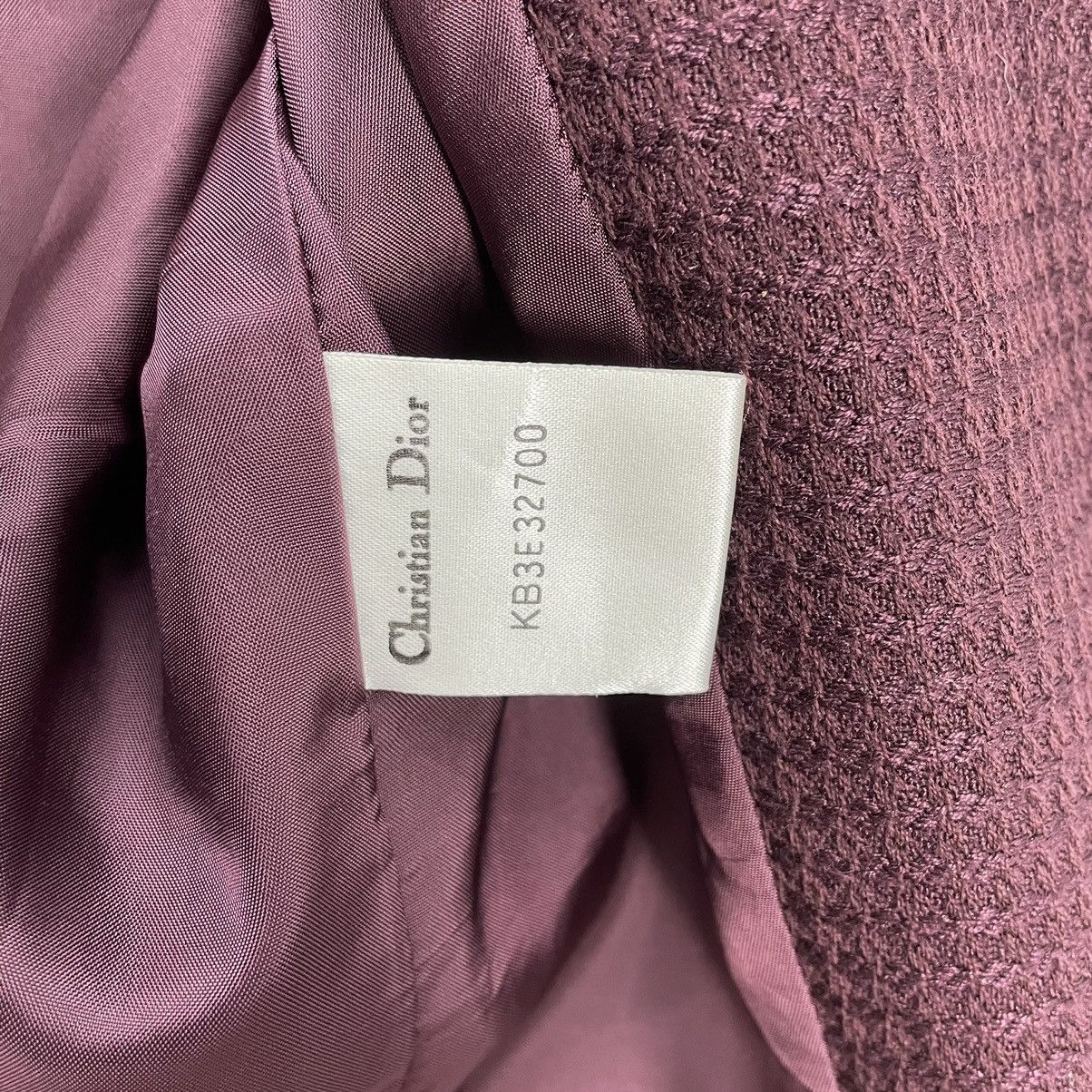 Christian Dior Monsieur 🌟CHRISTIAN DIOR CROPPED BUTTON JACKET Size L / US 10 / IT 46 - 9 Thumbnail
