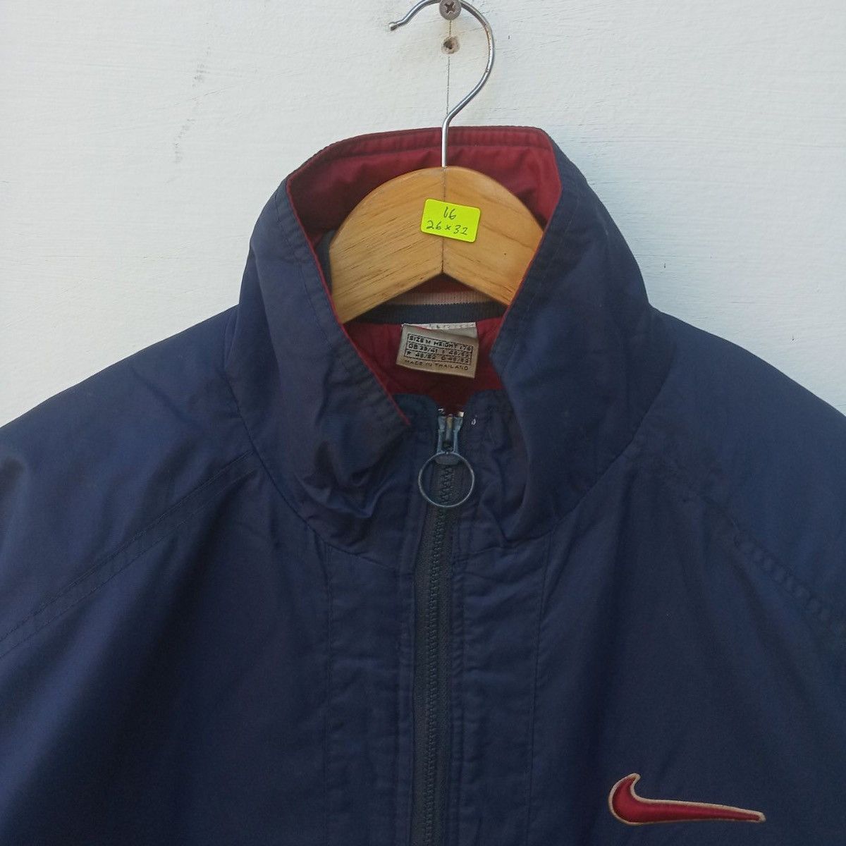 Nike Vintage nike swoosh embroidered barbour windcheater jacket Size US M / EU 48-50 / 2 - 3 Thumbnail