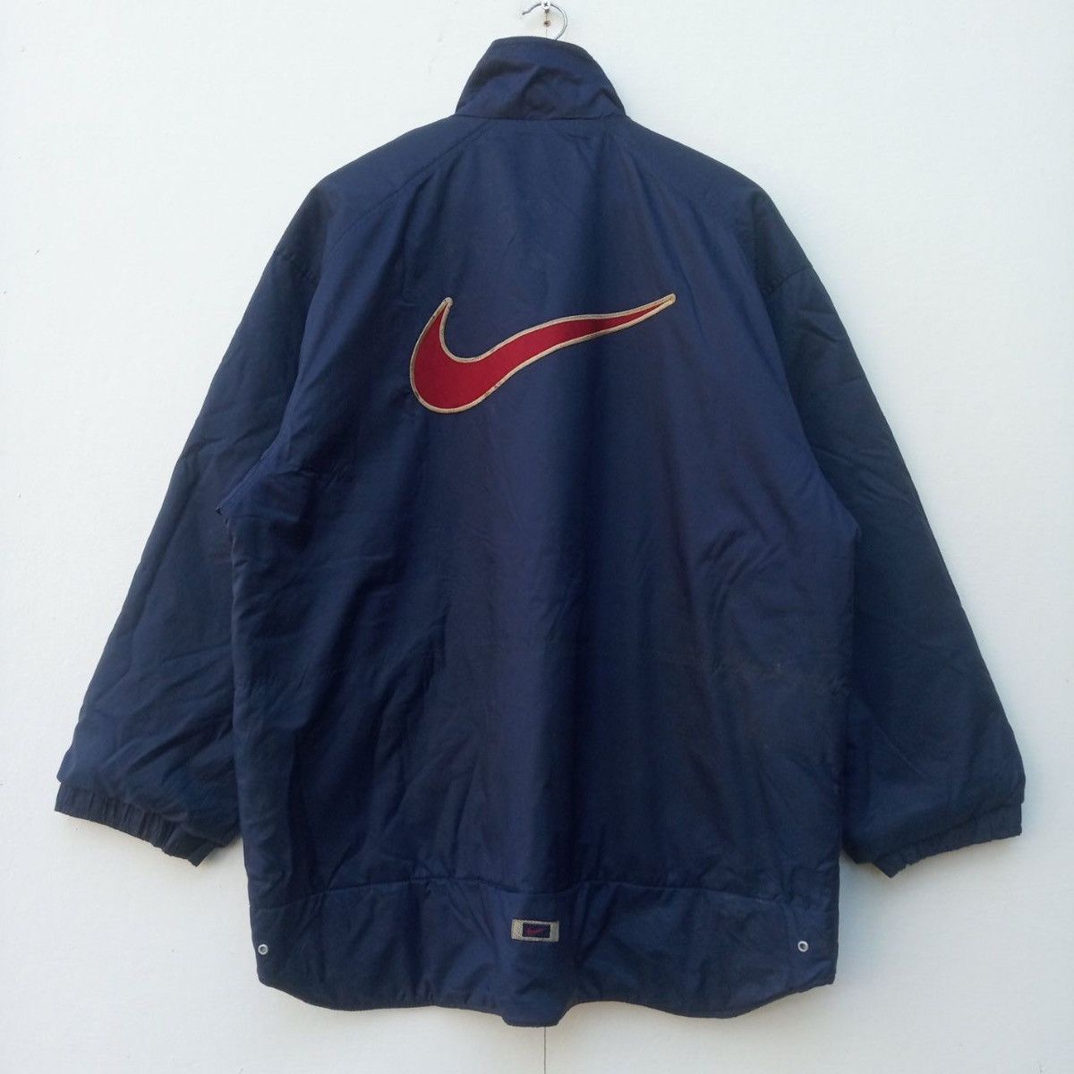 Nike Vintage nike swoosh embroidered barbour windcheater jacket Size US M / EU 48-50 / 2 - 1 Thumbnail