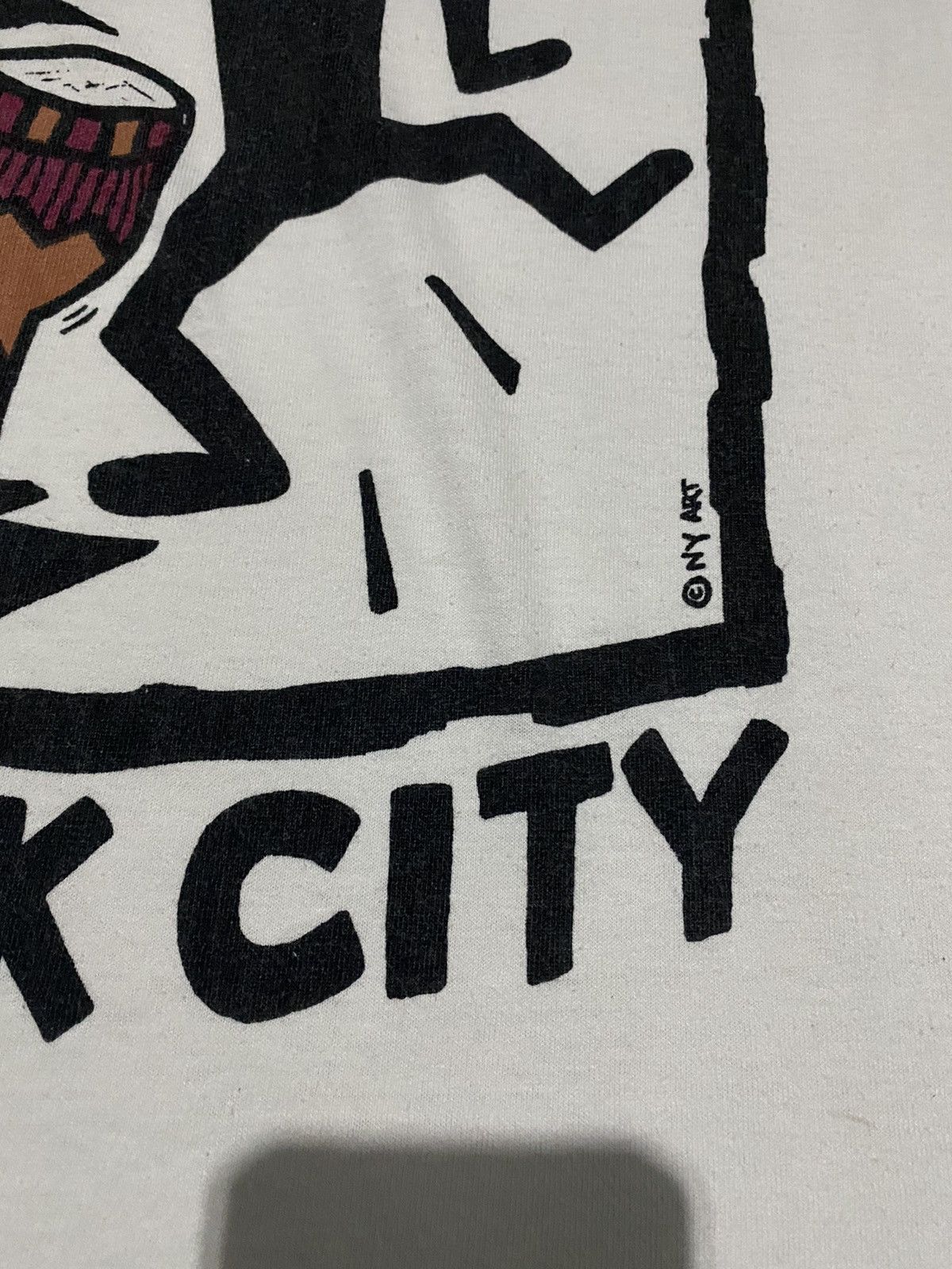 Keith Haring × Vintage Vintage 90s Dance Or Die New York City - Keith Haring Style Size US L / EU 52-54 / 3 - 3 Thumbnail