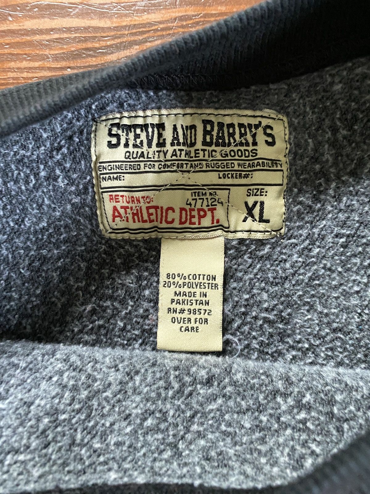 Steve And Barrys Vintage 90’s Detroit Steve & Barry’s Crewneck Sweatshirt Size US XL / EU 56 / 4 - 4 Thumbnail