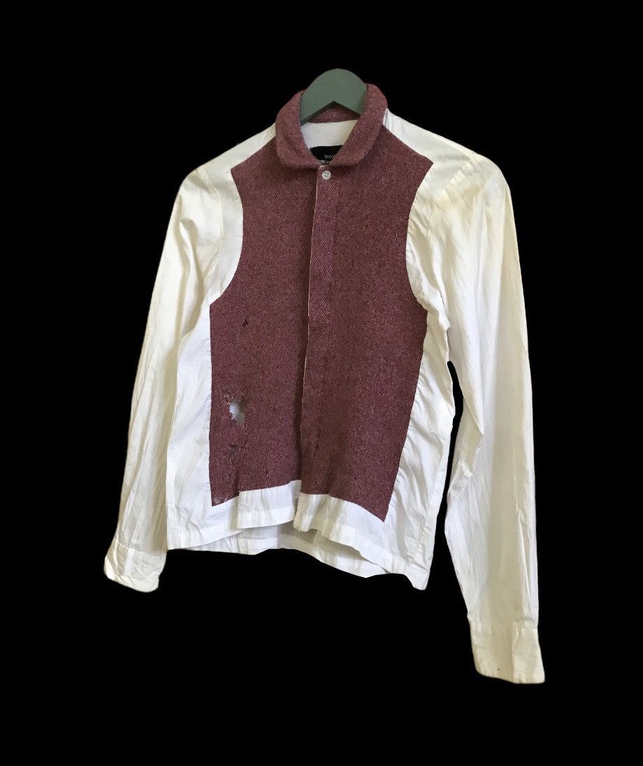 Comme des Garcons × Rei Kawakubo AD1999 Tricot Comme des Garcons Wool Shirt Size S / US 4 / IT 40 - 2 Thumbnail