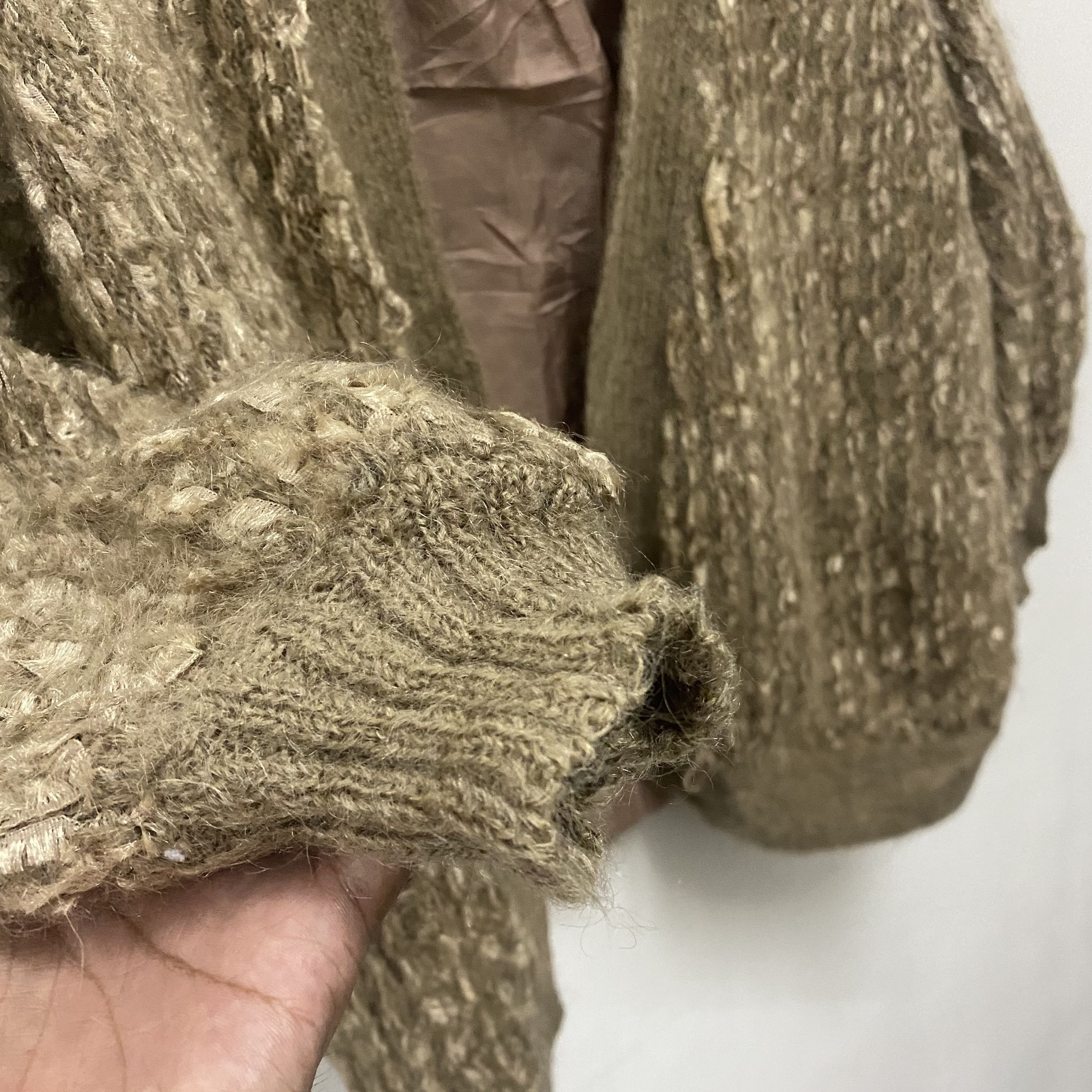 Japanese Brand Vintage Monrosa Element Wear Mohair Cardigan Size US XL / EU 56 / 4 - 7 Thumbnail