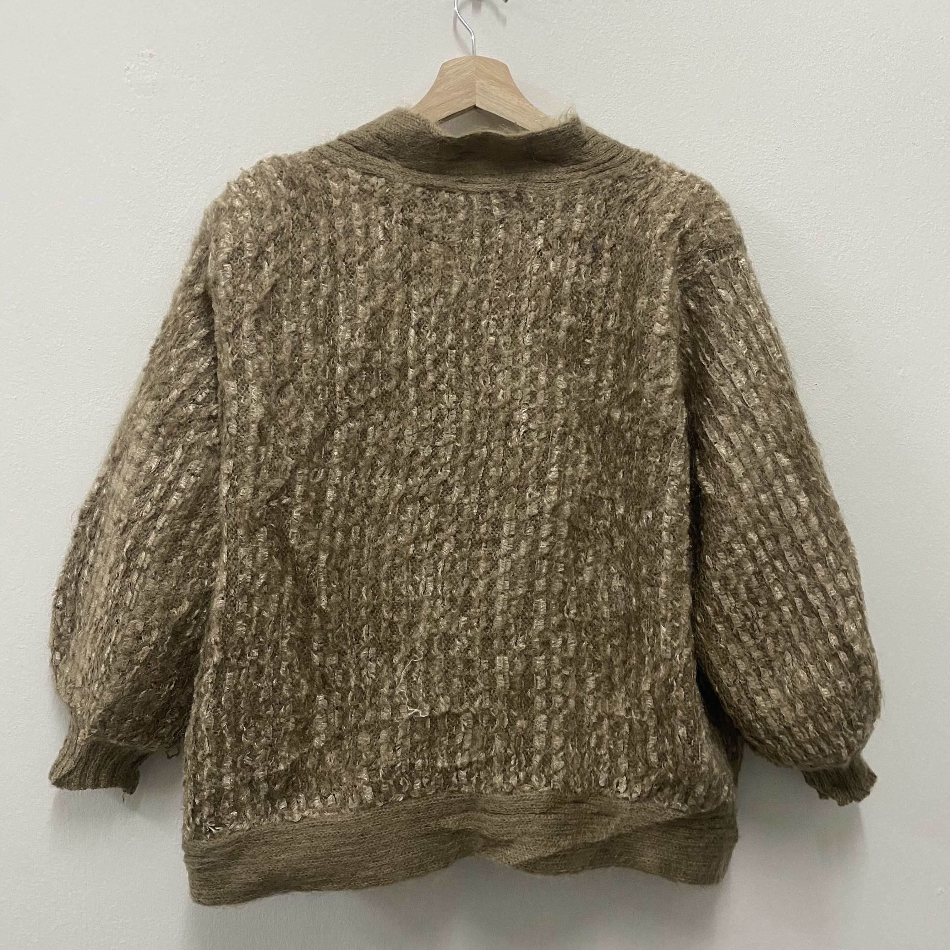 Japanese Brand Vintage Monrosa Element Wear Mohair Cardigan Size US XL / EU 56 / 4 - 11 Thumbnail