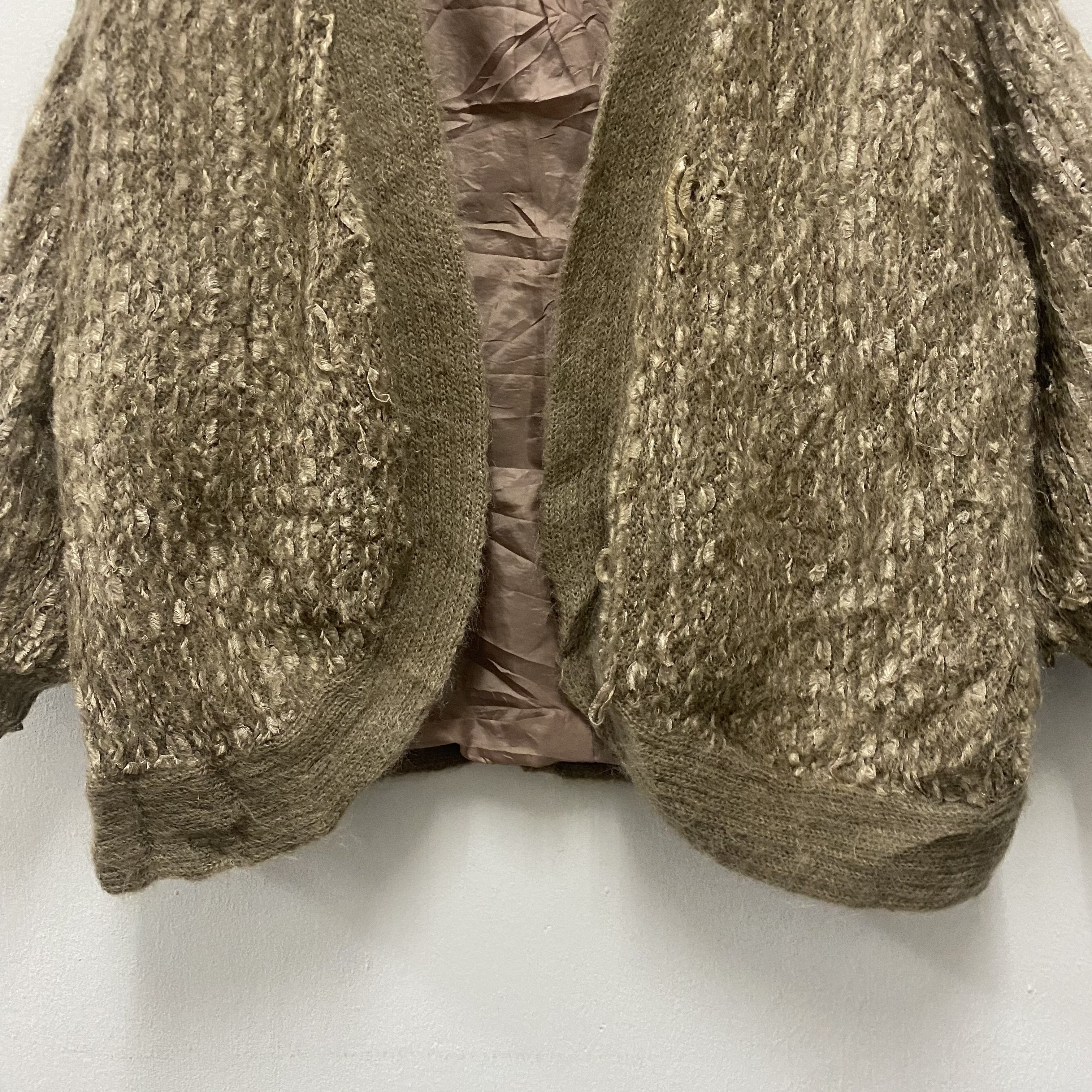 Japanese Brand Vintage Monrosa Element Wear Mohair Cardigan Size US XL / EU 56 / 4 - 2 Thumbnail