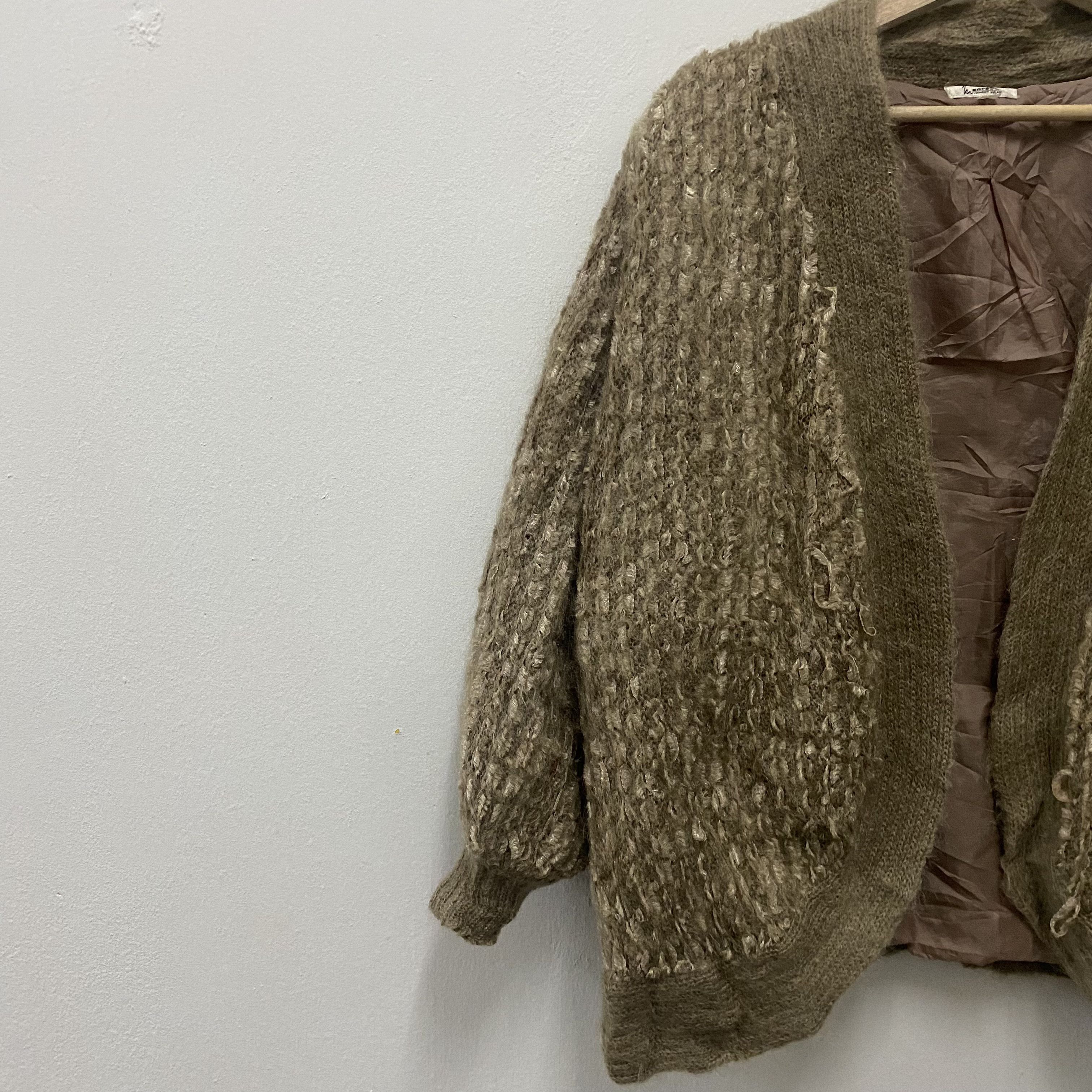 Japanese Brand Vintage Monrosa Element Wear Mohair Cardigan Size US XL / EU 56 / 4 - 4 Thumbnail