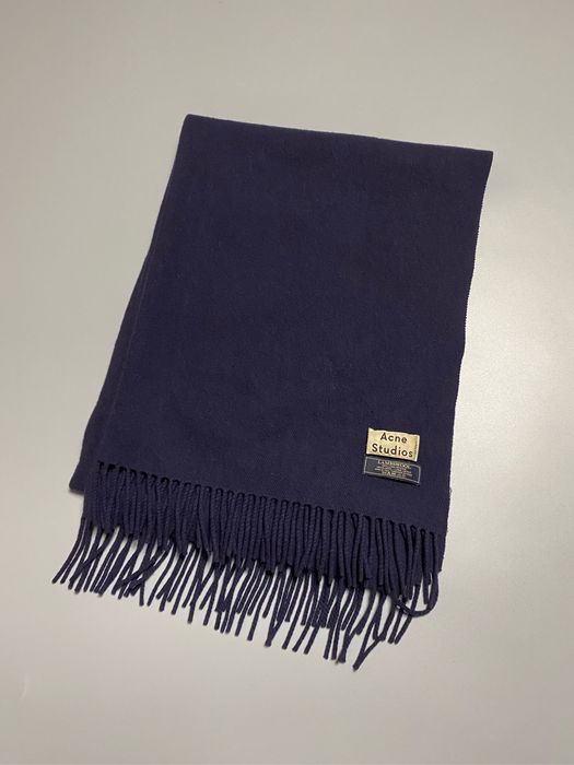 Acne Studios Acne Studios side fringe wool big size scarf Made in Italy ...