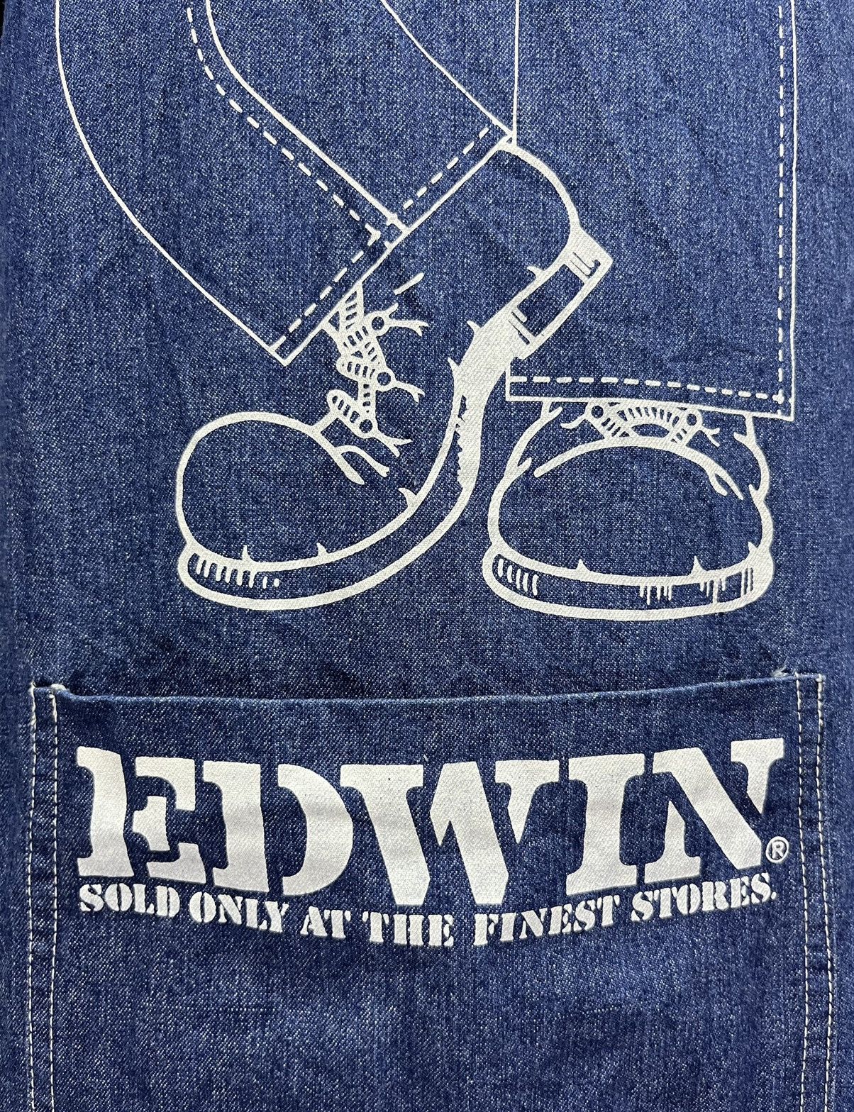 Edwin VERY RARE🔥VINTAGE EDWIN JAPAN Apron Size ONE SIZE - 3 Thumbnail