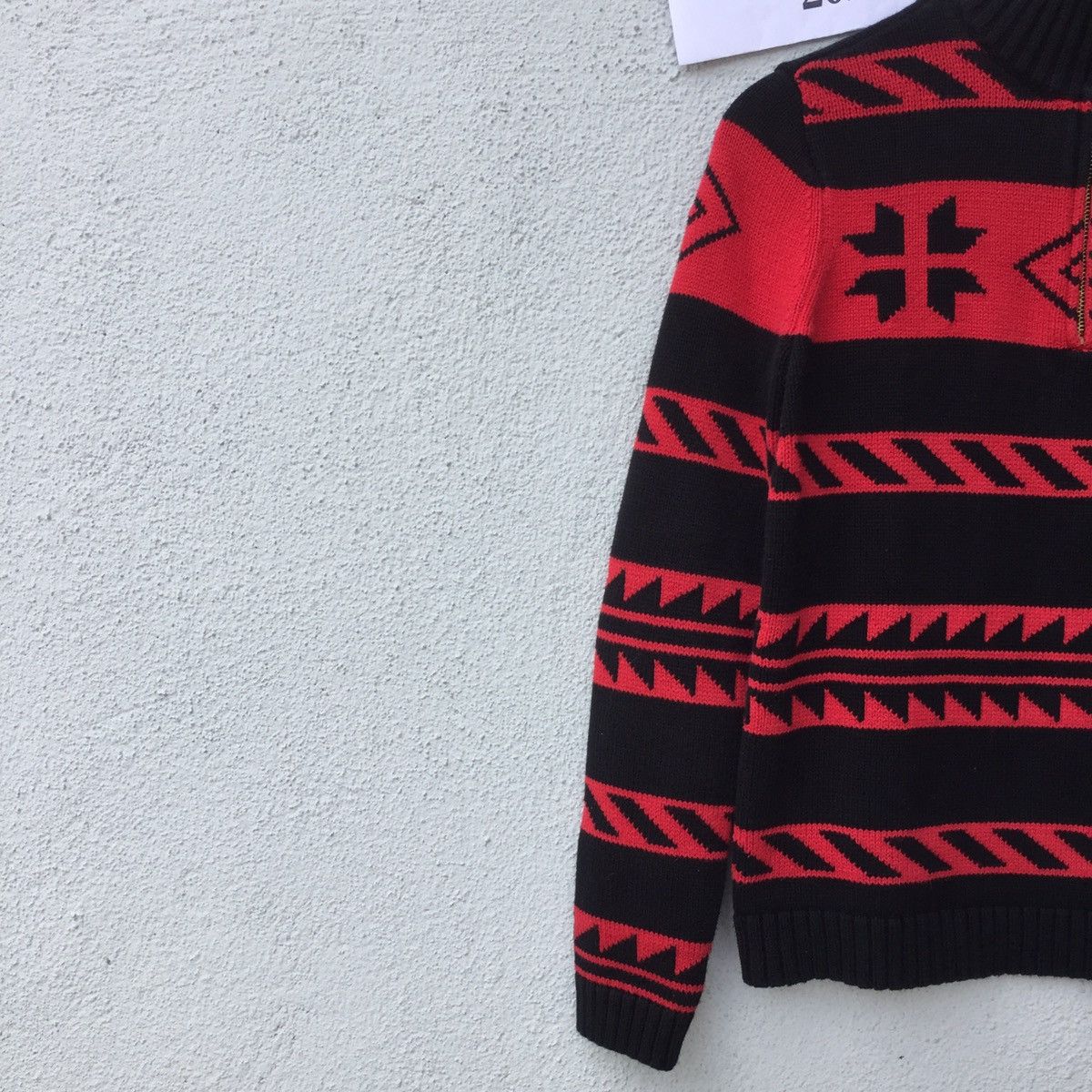 Aran Isles Knitwear Chaps Knit Pullover Sweater Half Zip Navajo Style Size US S / EU 44-46 / 1 - 4 Thumbnail