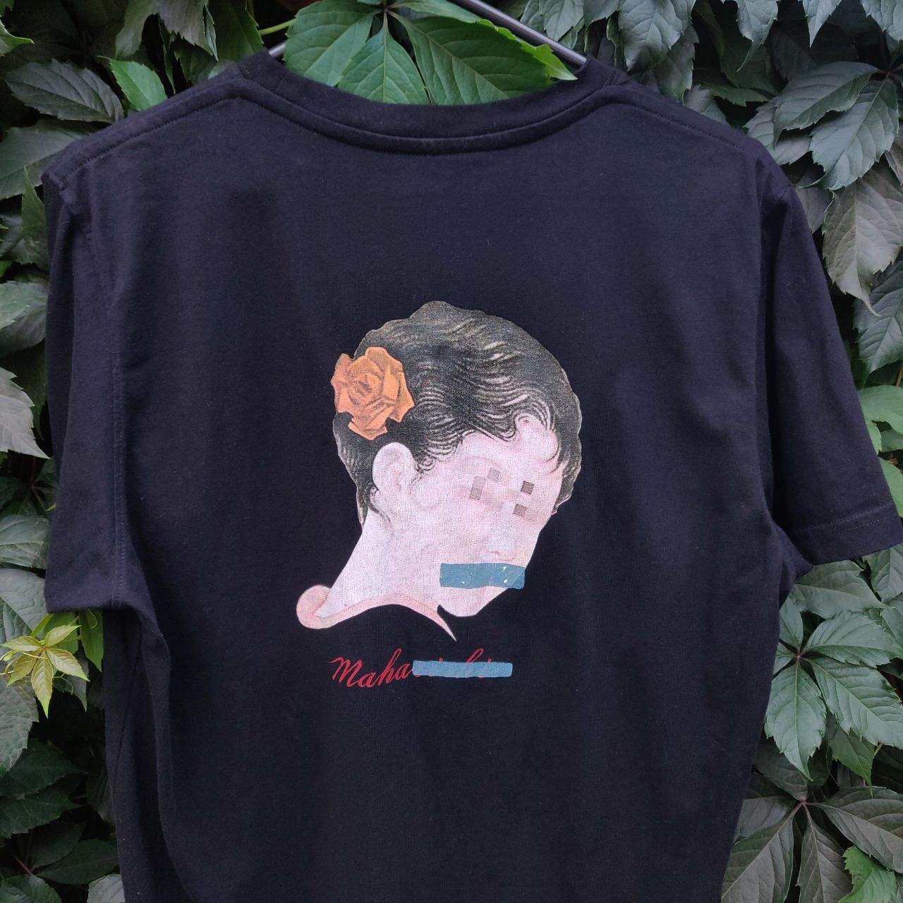 Japanese Brand Maharishi Vintage Maha Woman`s Face Art T-Shirt Size M Size US M / EU 48-50 / 2 - 3 Thumbnail