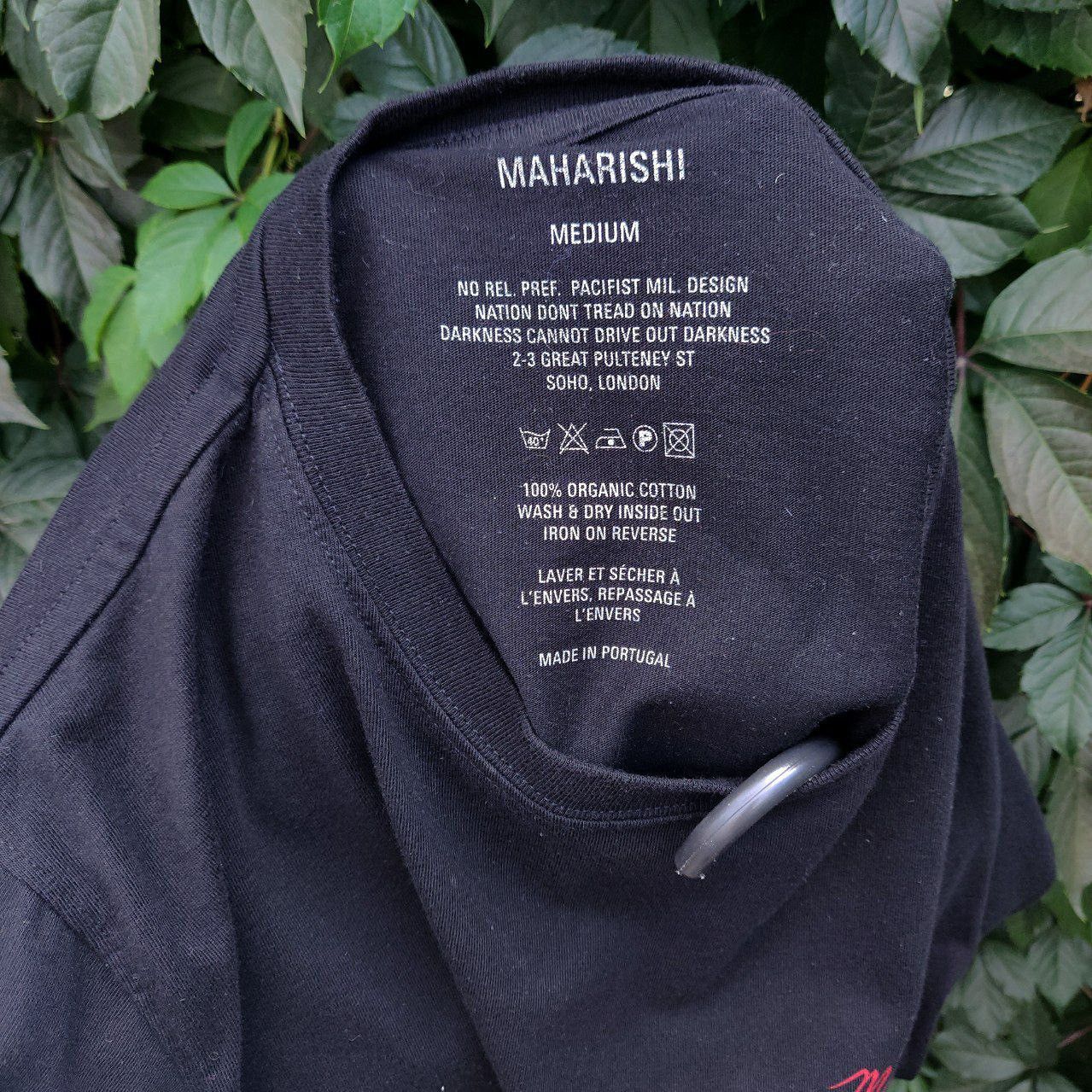 Japanese Brand Maharishi Vintage Maha Woman`s Face Art T-Shirt Size M Size US M / EU 48-50 / 2 - 9 Thumbnail