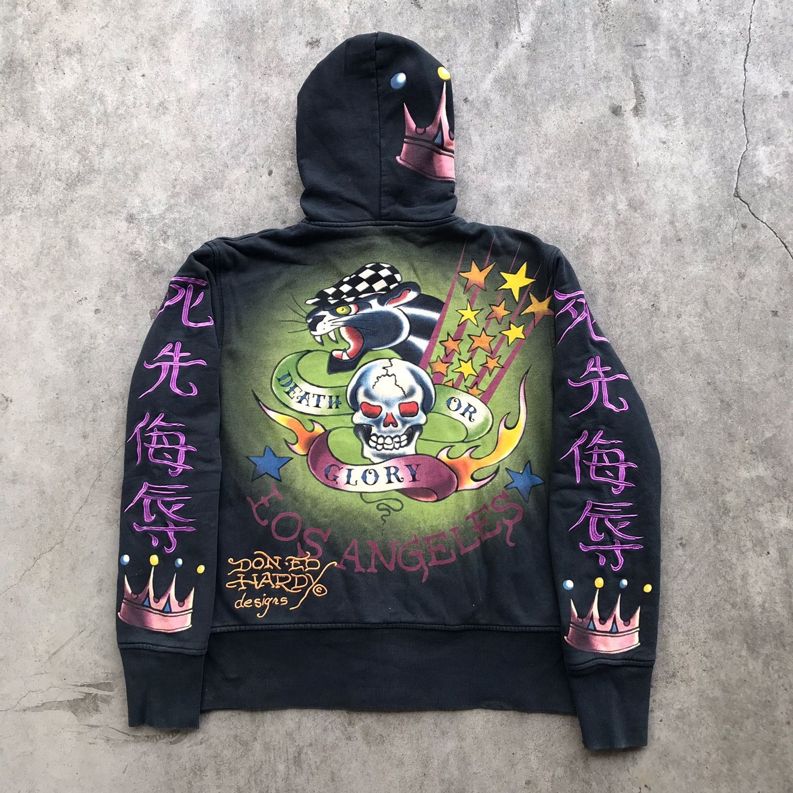 Ed Hardy Ed Hardy "Death or Glory" Zip Hoodie Size US S / EU 44-46 / 1 - 6 Thumbnail