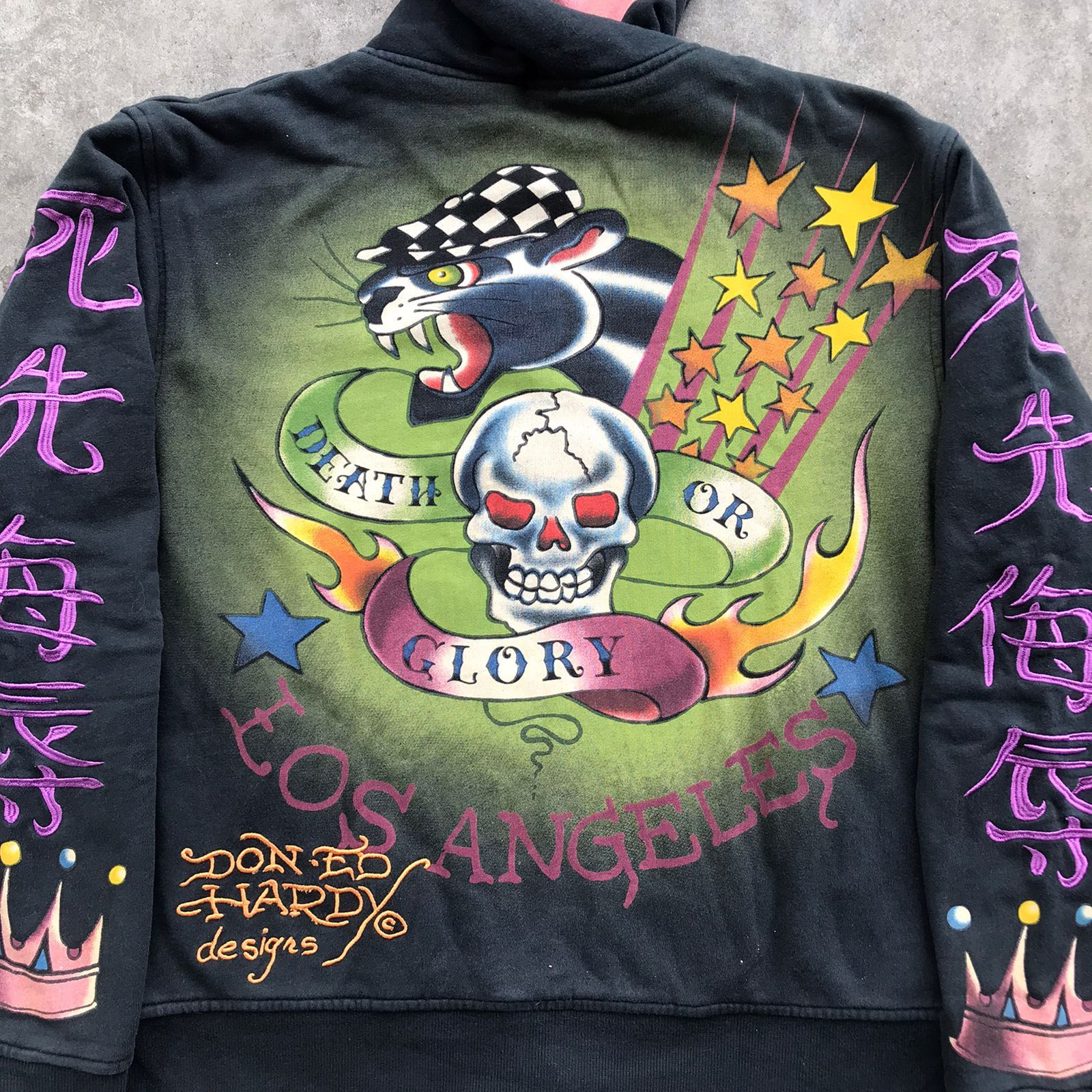 Ed Hardy Ed Hardy "Death or Glory" Zip Hoodie Size US S / EU 44-46 / 1 - 7 Thumbnail