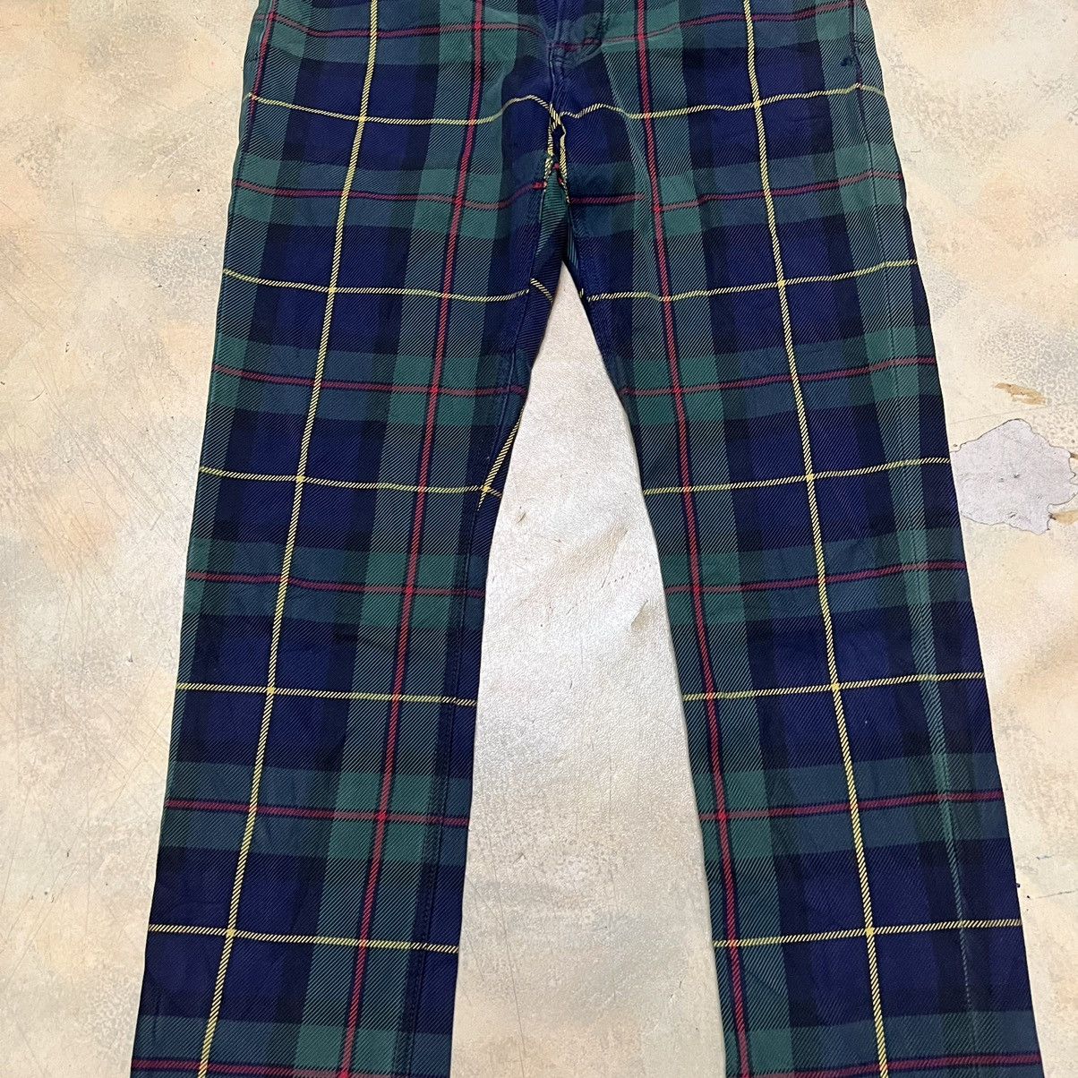 Polo Ralph Lauren Polo Ralph Lauren Green Tartan Pants Size US 31 - 4 Thumbnail