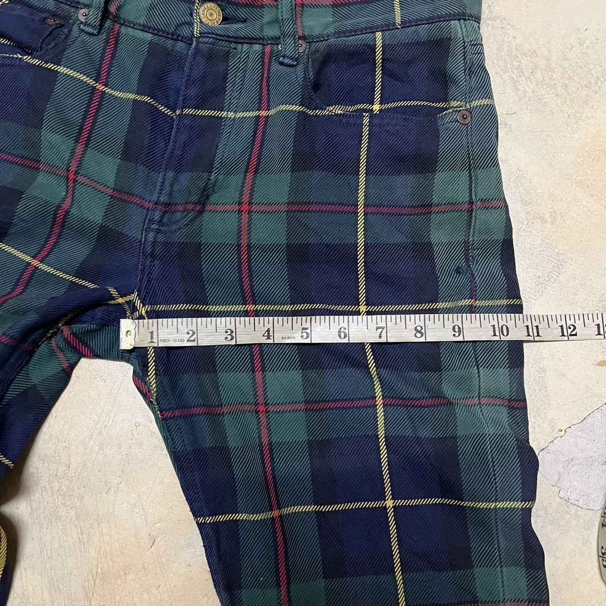 Polo Ralph Lauren Polo Ralph Lauren Green Tartan Pants Size US 31 - 13 Thumbnail