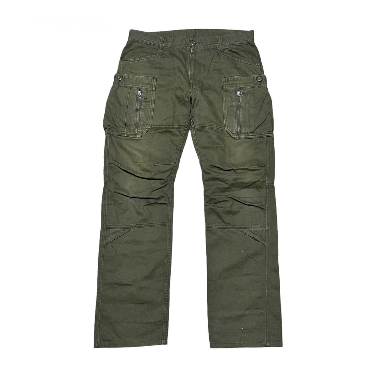 Japanese Brand Cargo Multipockets Pants Size US 35 - 1 Thumbnail