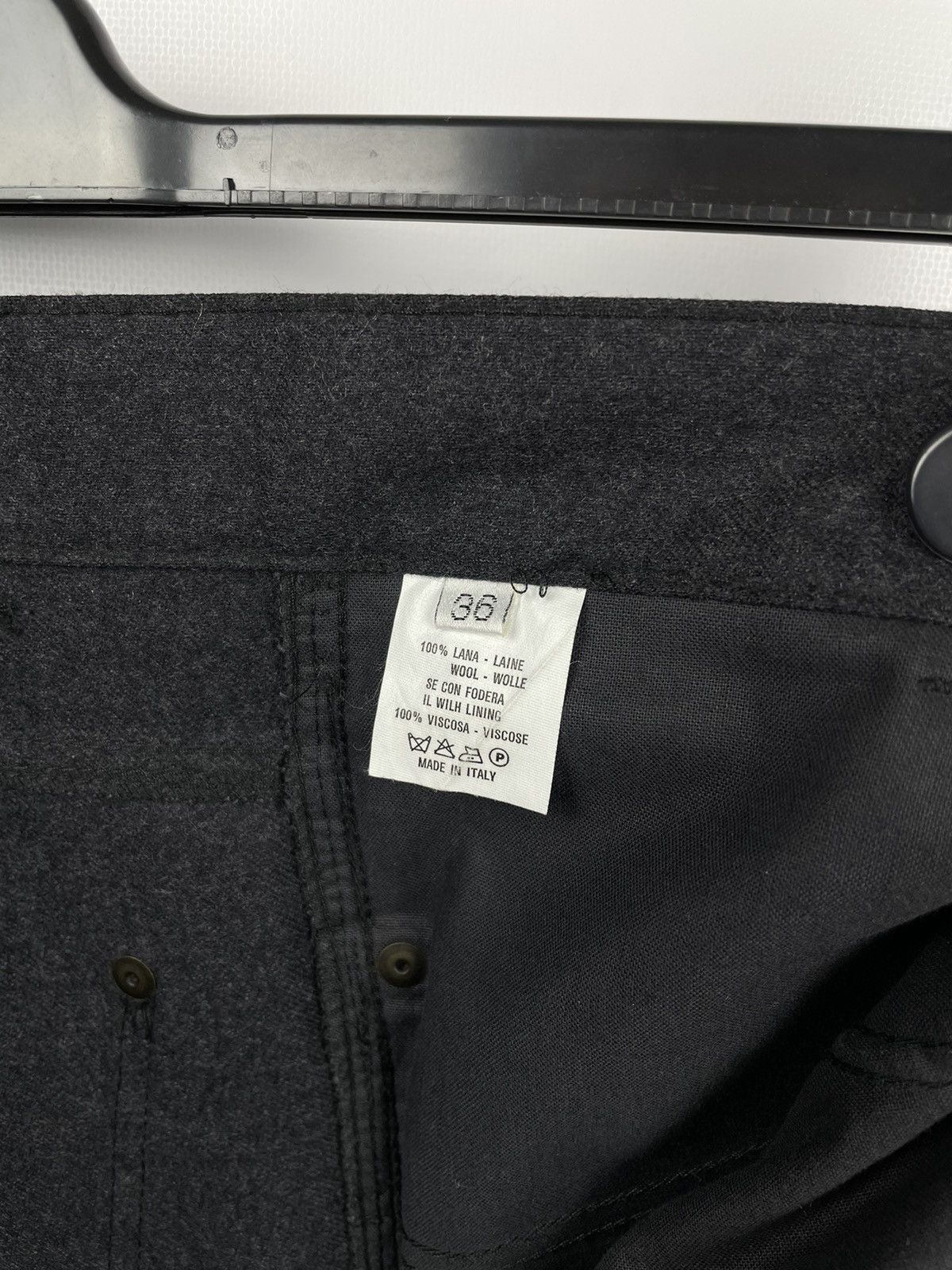 Versace × Vintage Vintage 90s Versace Classic V2 Wool Pants Size US 36 / EU 52 - 7 Thumbnail