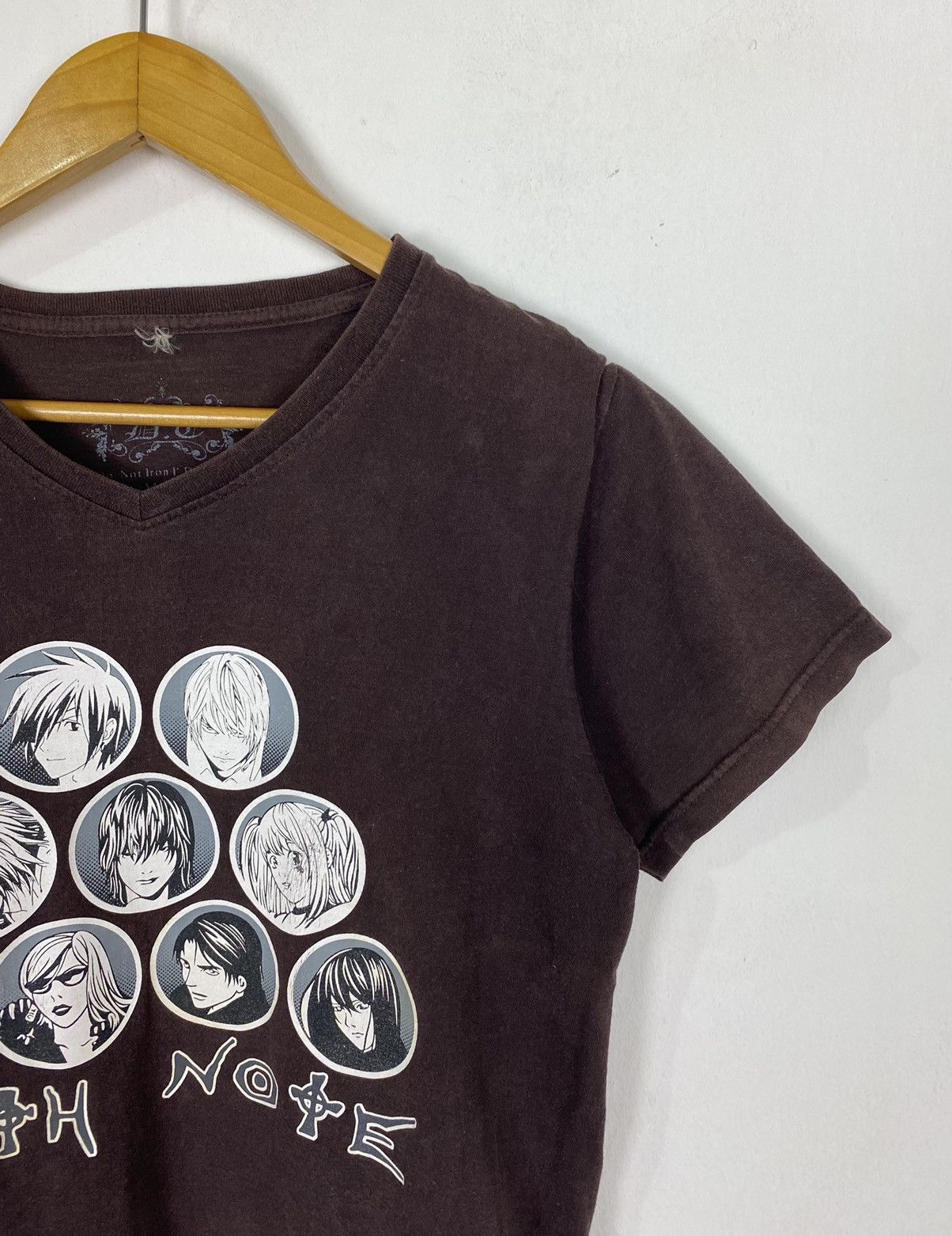 Japanese Brand × Vintage Vintage Bootleg Death Note Vneck Shirt Size US M / EU 48-50 / 2 - 6 Thumbnail