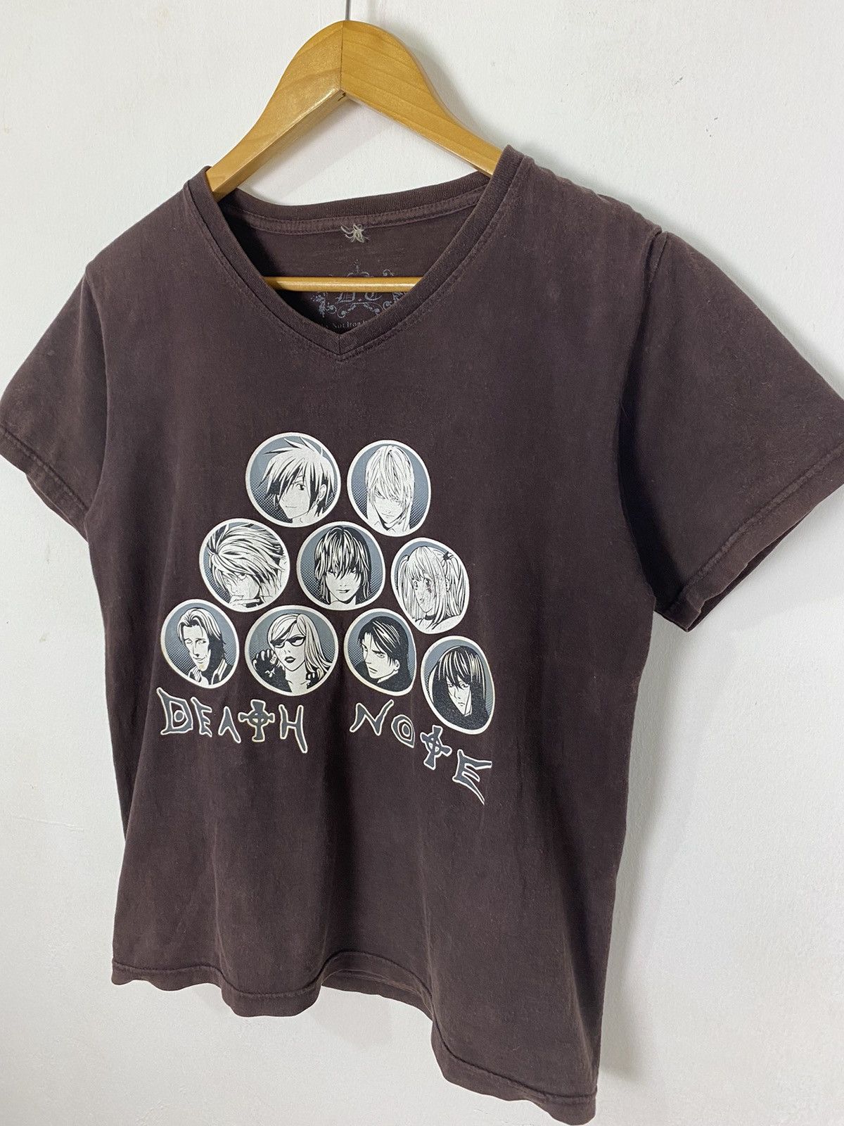 Japanese Brand × Vintage Vintage Bootleg Death Note Vneck Shirt Size US M / EU 48-50 / 2 - 5 Thumbnail