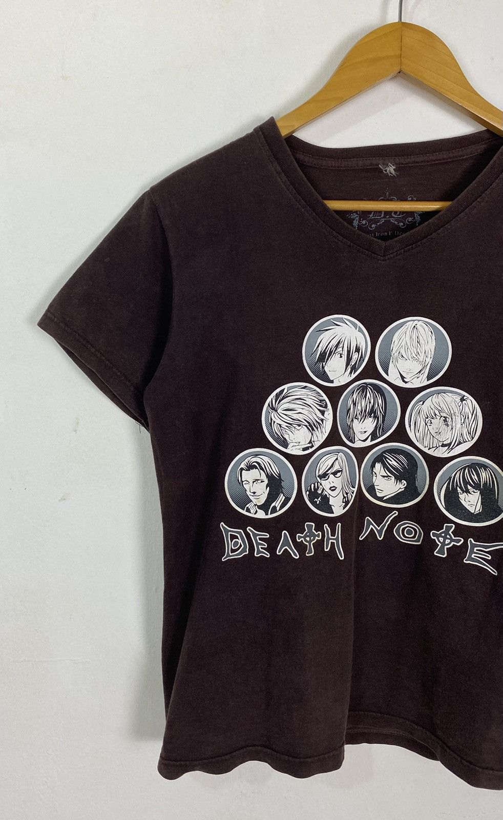 Japanese Brand × Vintage Vintage Bootleg Death Note Vneck Shirt Size US M / EU 48-50 / 2 - 4 Thumbnail