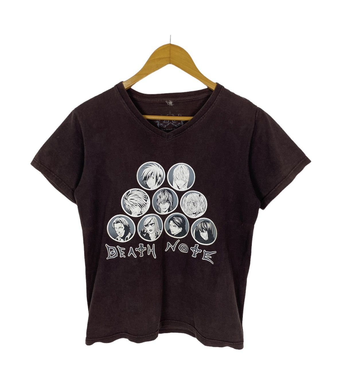 Japanese Brand × Vintage Vintage Bootleg Death Note Vneck Shirt Size US M / EU 48-50 / 2 - 2 Thumbnail