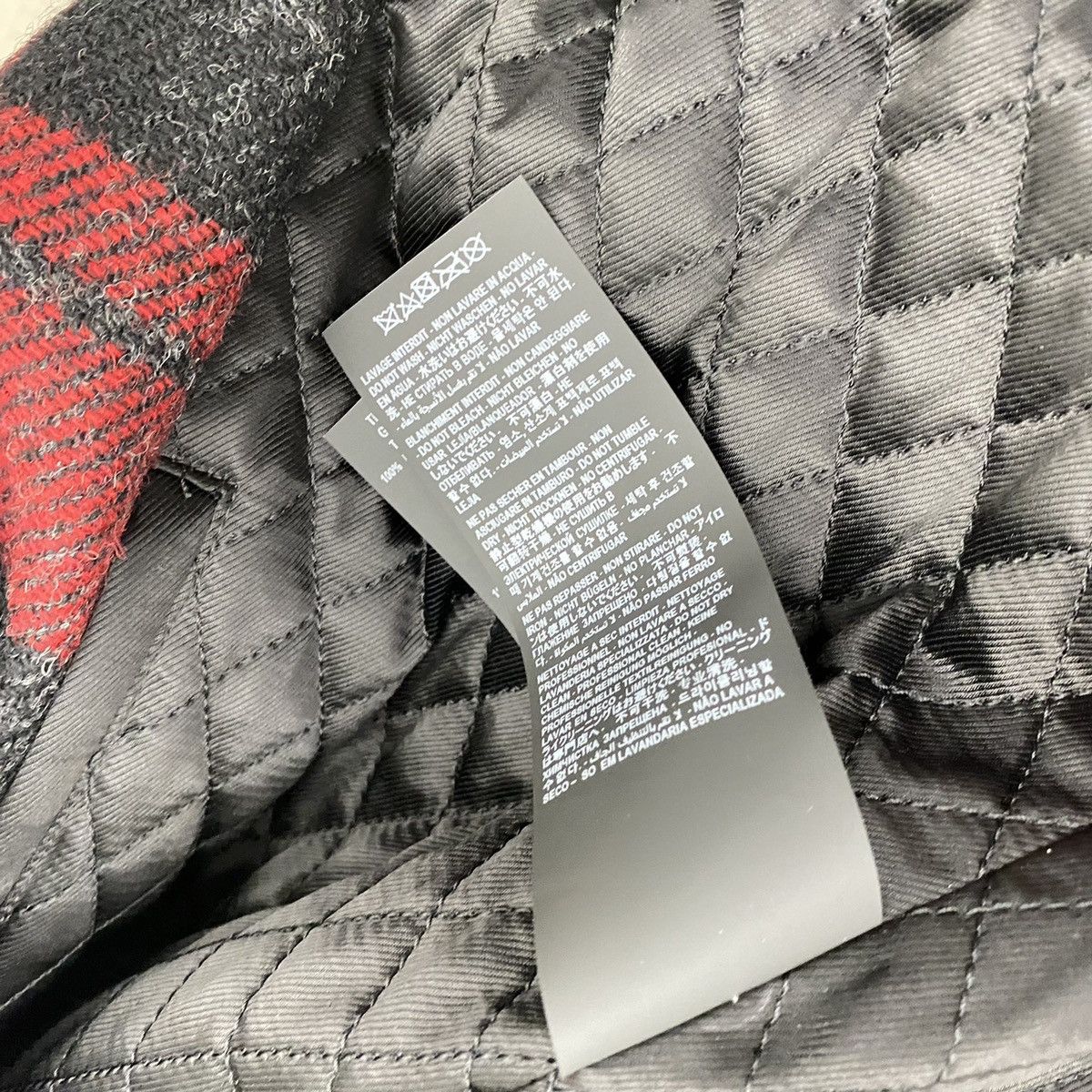 Saint Laurent Paris Saint Laurent Checkered Shearling Jacket in Medium Size US M / EU 48-50 / 2 - 8 Thumbnail