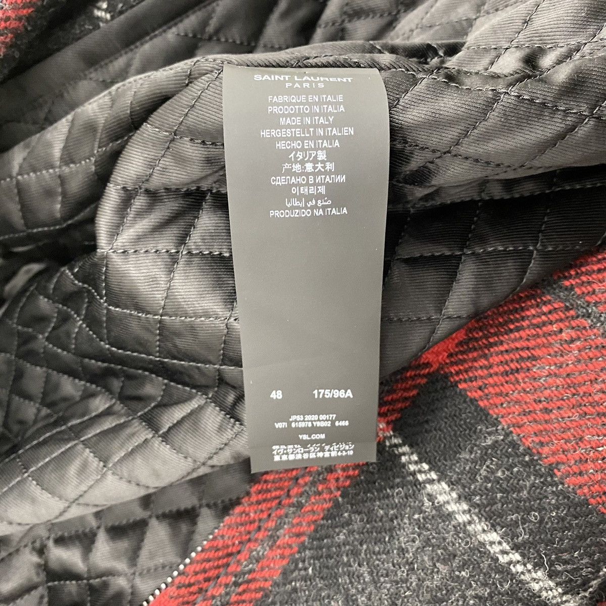 Saint Laurent Paris Saint Laurent Checkered Shearling Jacket in Medium Size US M / EU 48-50 / 2 - 6 Thumbnail