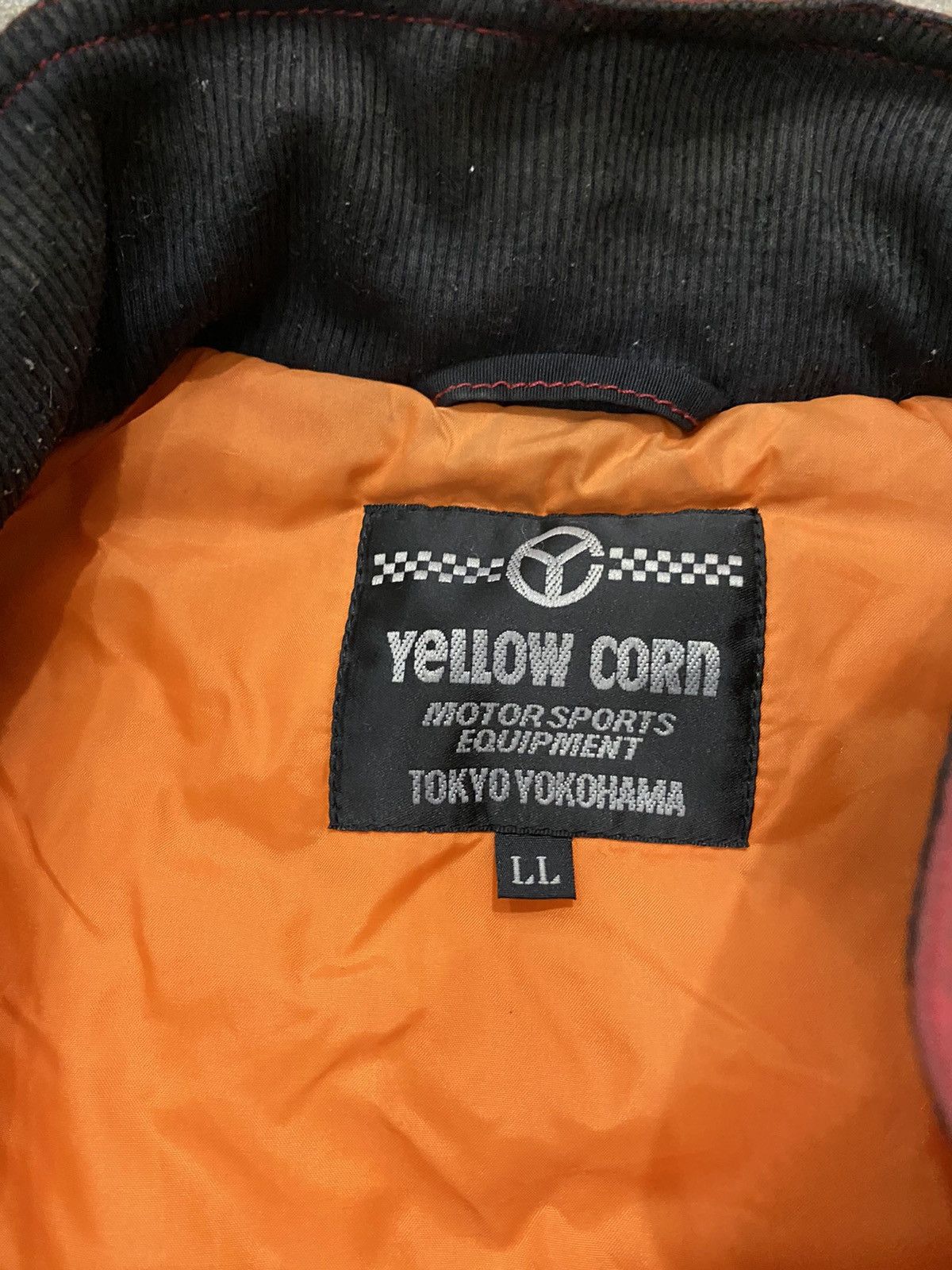 Japanese Brand Vtg Racing Yellow corn padded jacket Size US XL / EU 56 / 4 - 11 Thumbnail