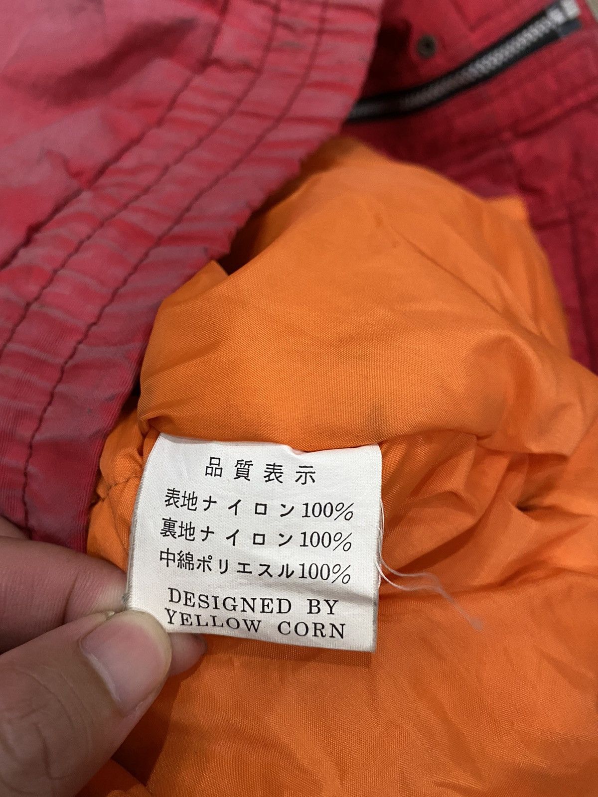Japanese Brand Vtg Racing Yellow corn padded jacket Size US XL / EU 56 / 4 - 12 Thumbnail