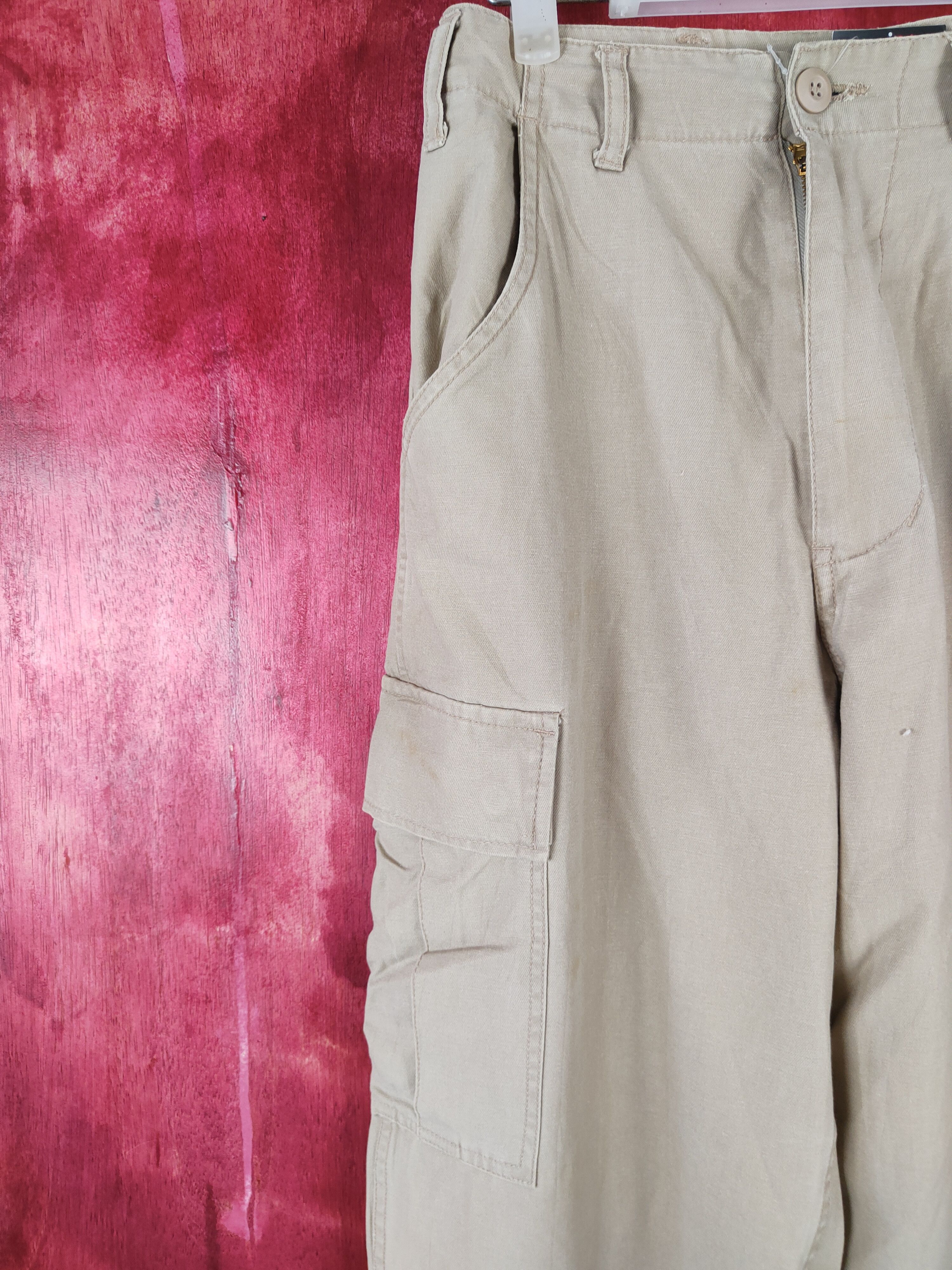 Japanese Brand × Vintage Flit of Combat Brown multi pocket tactical pant #4669 Size US 27 - 3 Thumbnail