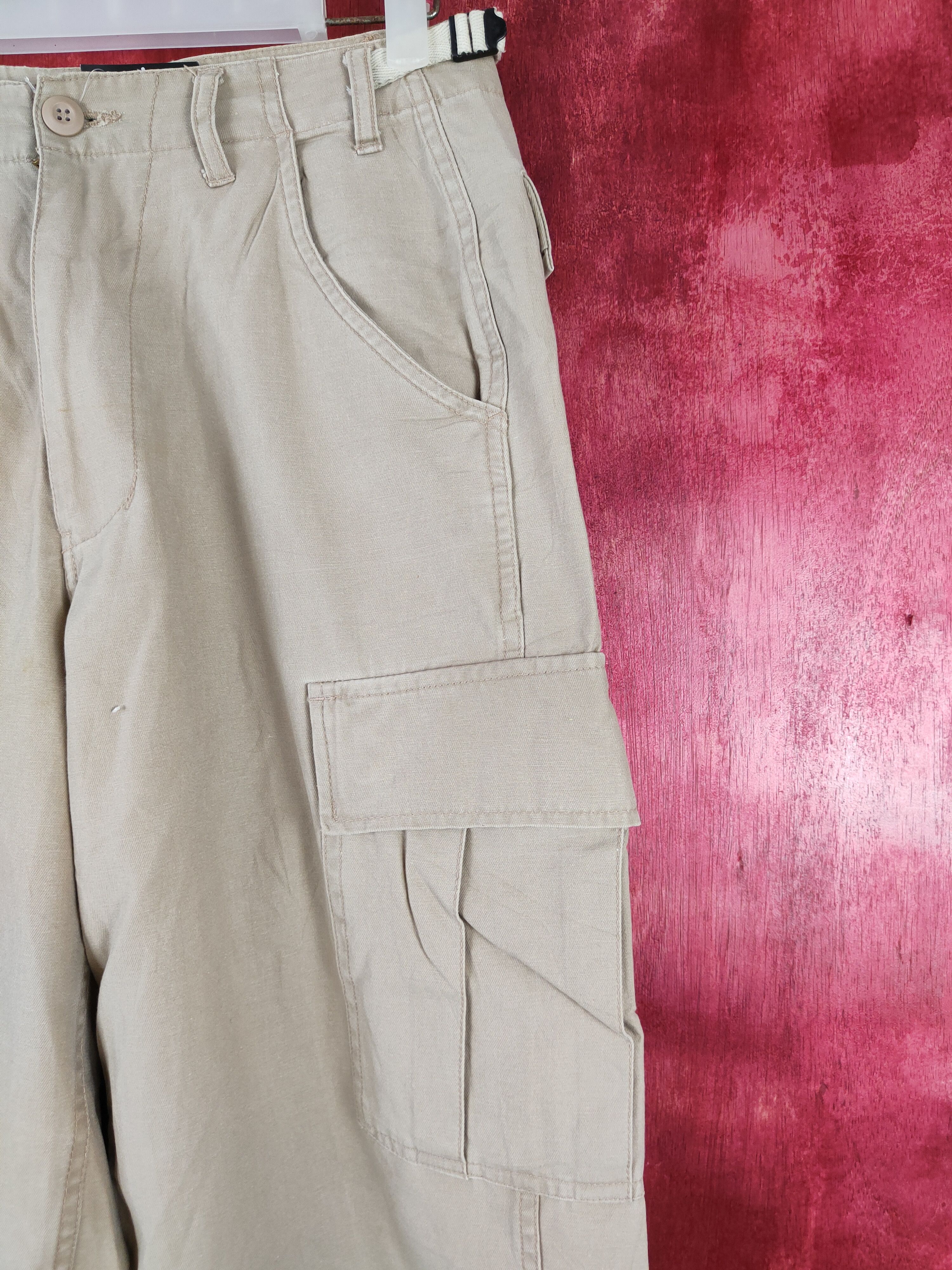 Japanese Brand × Vintage Flit of Combat Brown multi pocket tactical pant #4669 Size US 27 - 6 Thumbnail