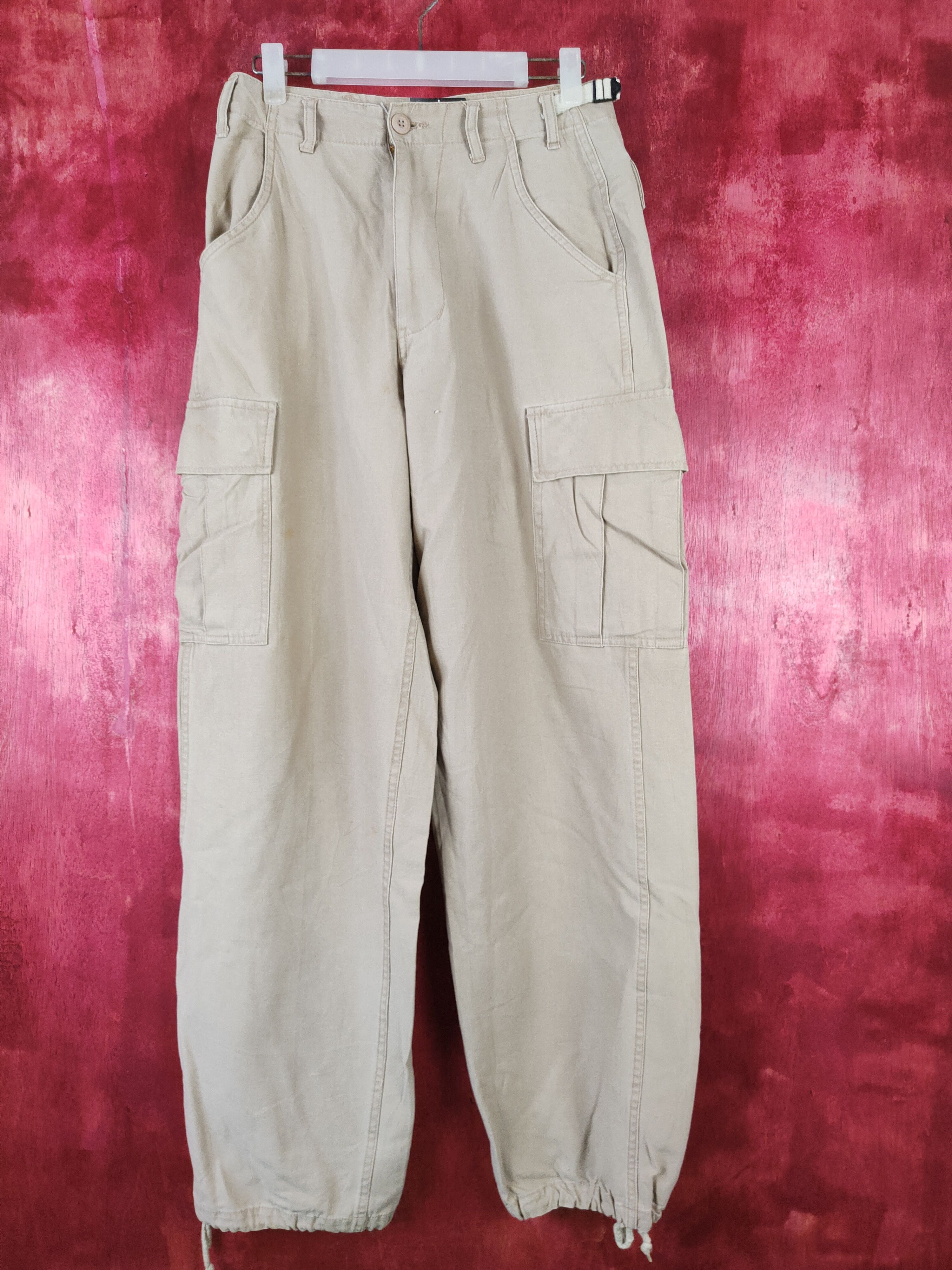 Japanese Brand × Vintage Flit of Combat Brown multi pocket tactical pant #4669 Size US 27 - 1 Thumbnail