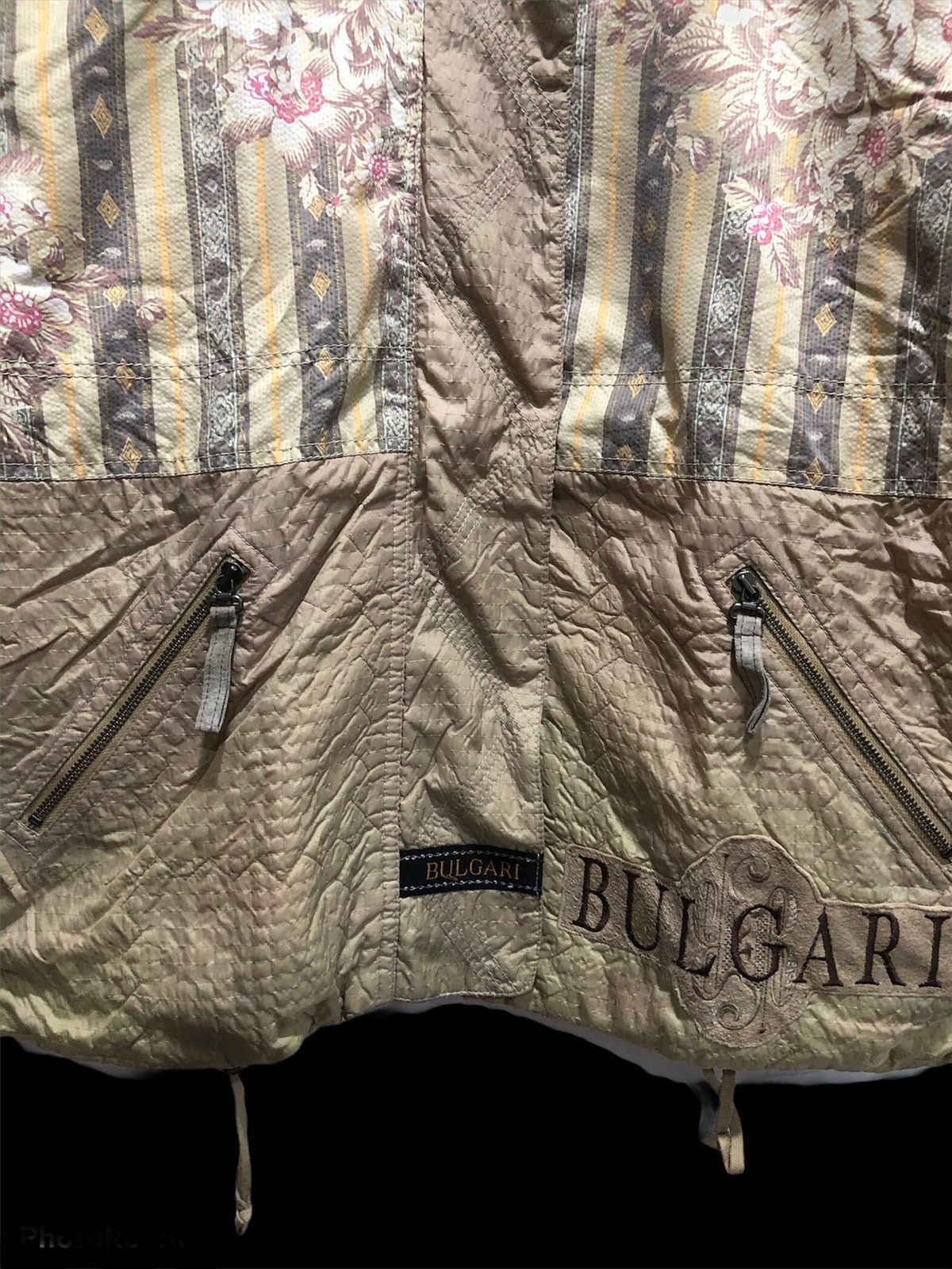 Bvlgari × Vintage 💥delete today💥BVlgari Bomber Vintage Jacket motif Flora Size US L / EU 52-54 / 3 - 13 Thumbnail