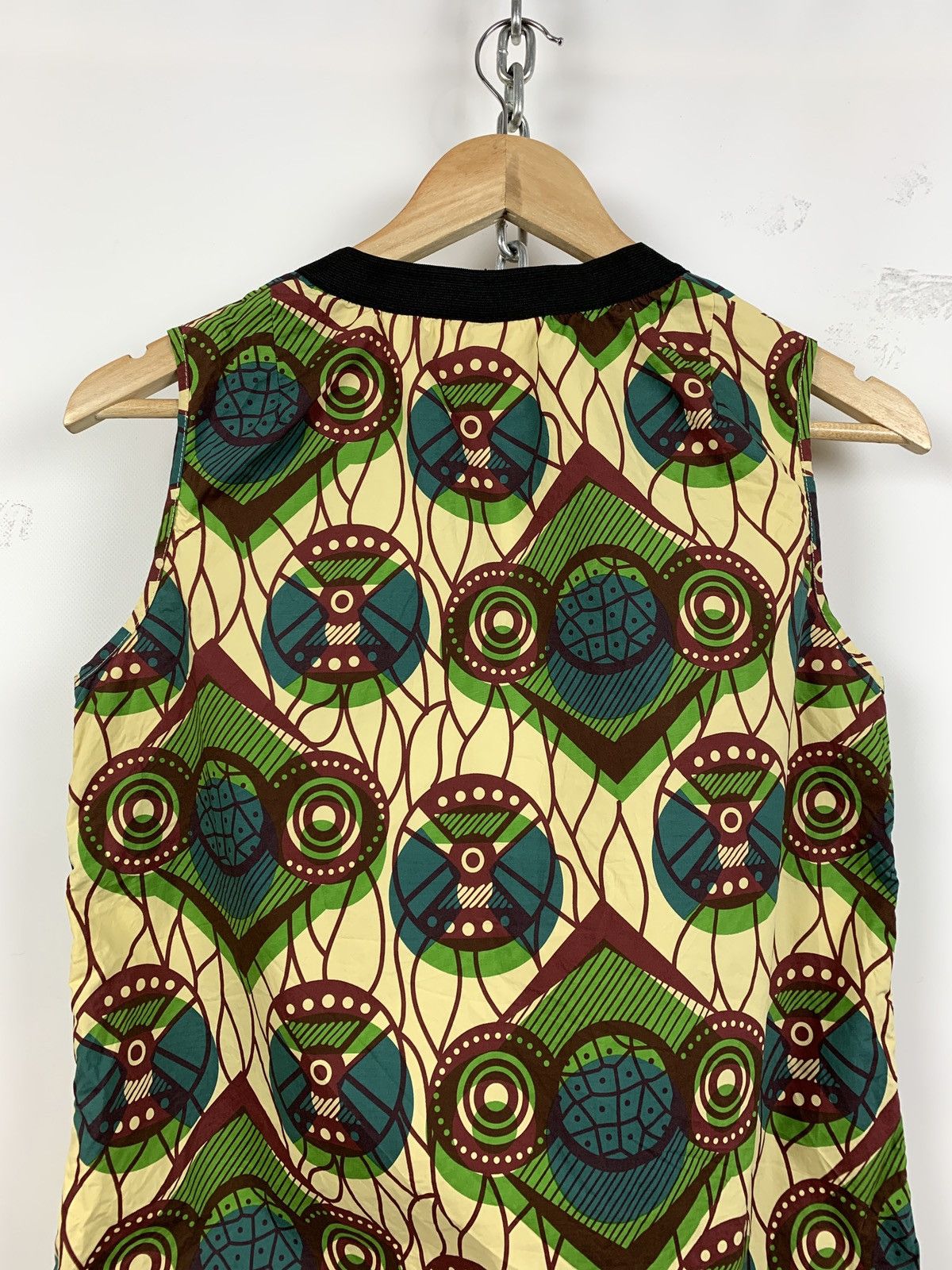 H&M Women’s Marni x H&M Multicolor Tank Top V Neck Shirt Size S / US 4 / IT 40 - 7 Thumbnail
