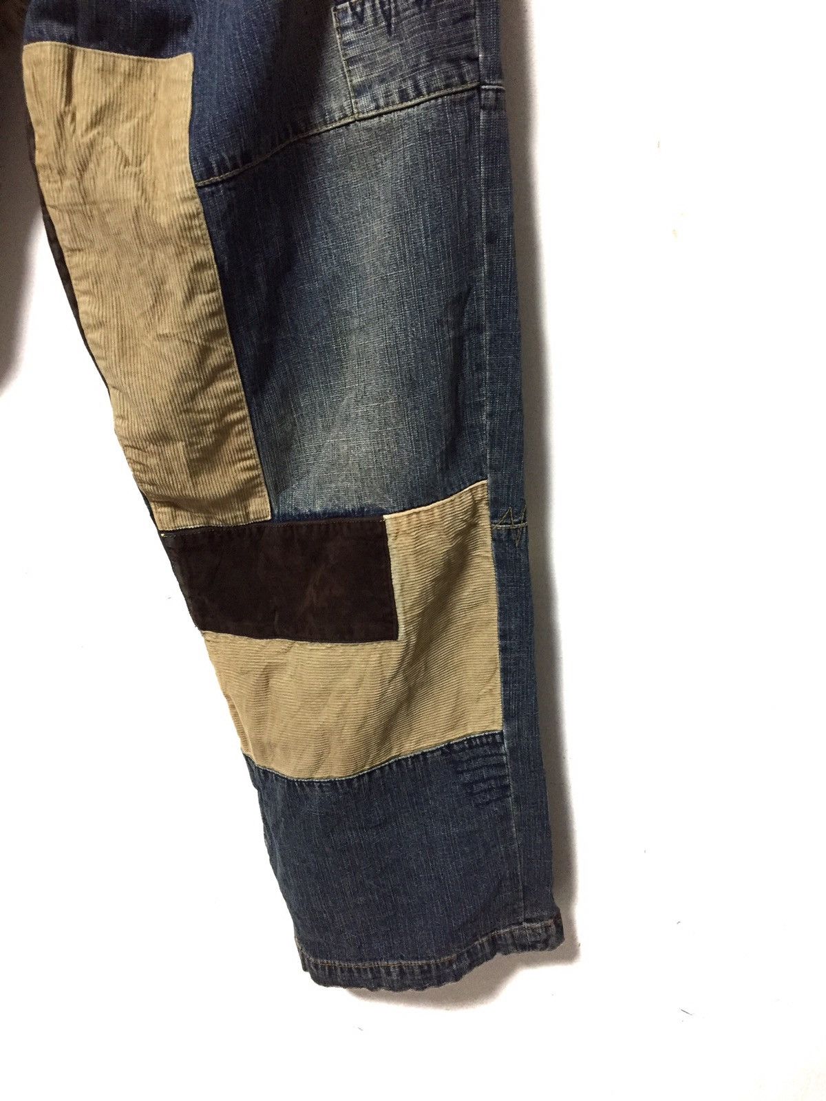 Japanese Brand × Pepe Jeans Kapital Pachwork inspira Denim Jeans oversized Size US 36 / EU 52 - 4 Thumbnail