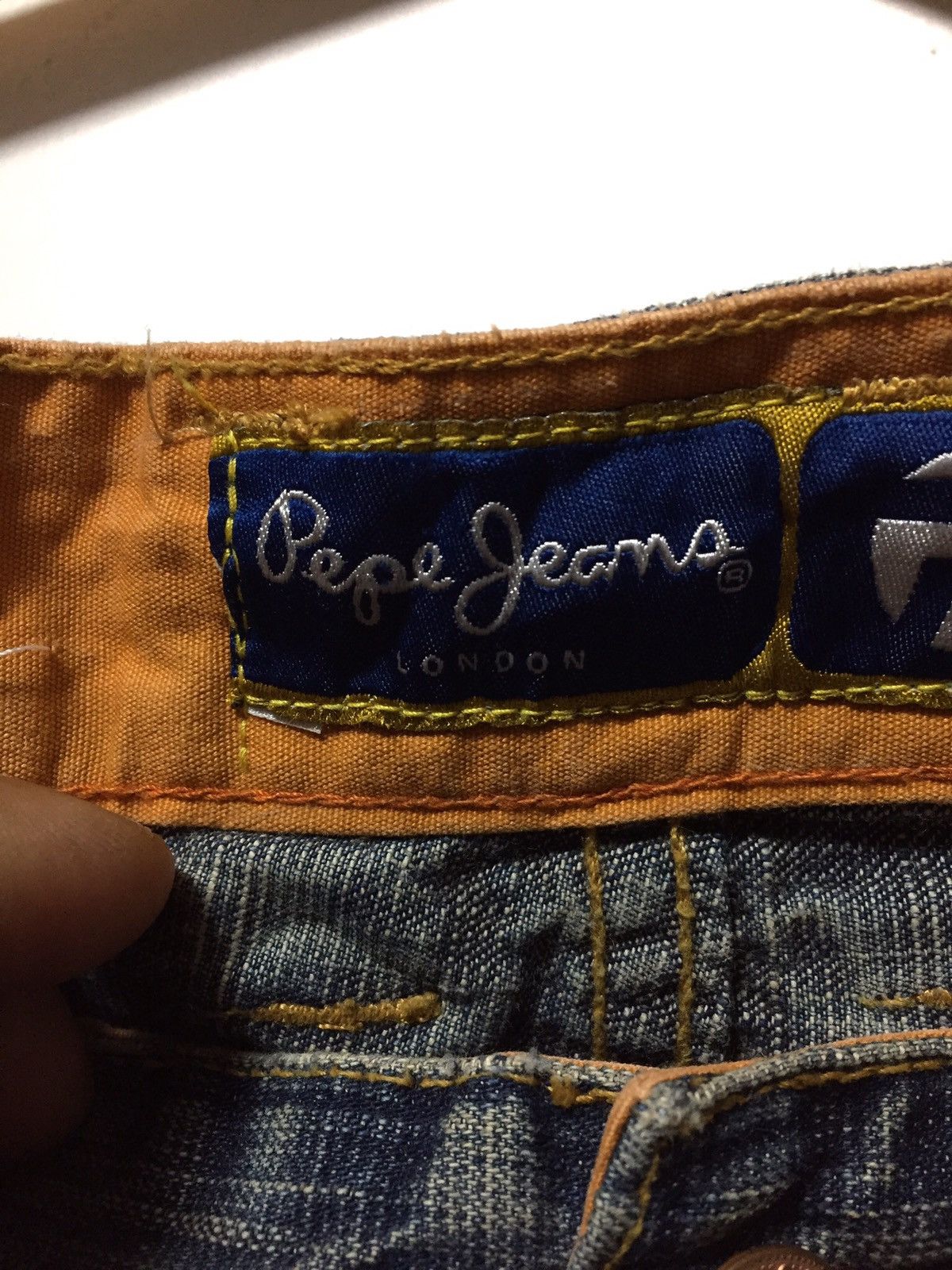 Japanese Brand × Pepe Jeans Kapital Pachwork inspira Denim Jeans oversized Size US 36 / EU 52 - 8 Thumbnail