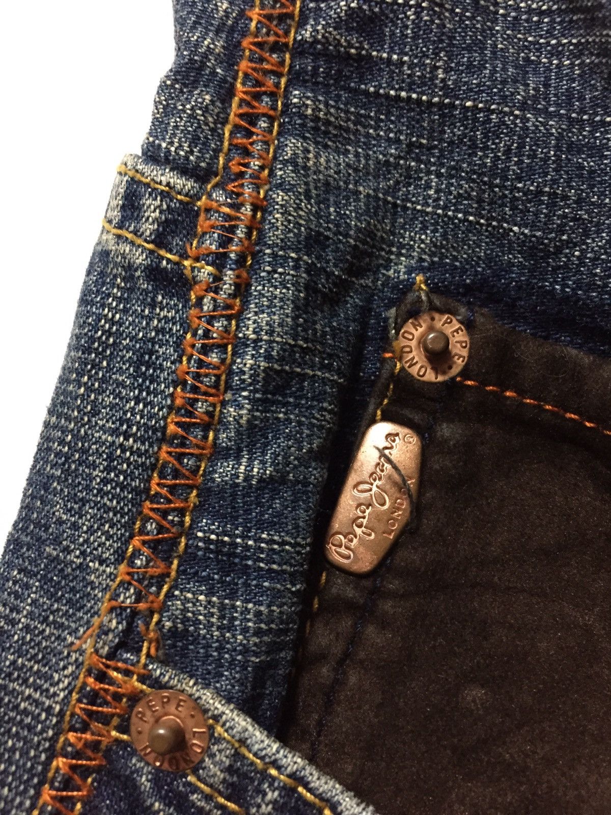 Japanese Brand × Pepe Jeans Kapital Pachwork inspira Denim Jeans oversized Size US 36 / EU 52 - 12 Thumbnail