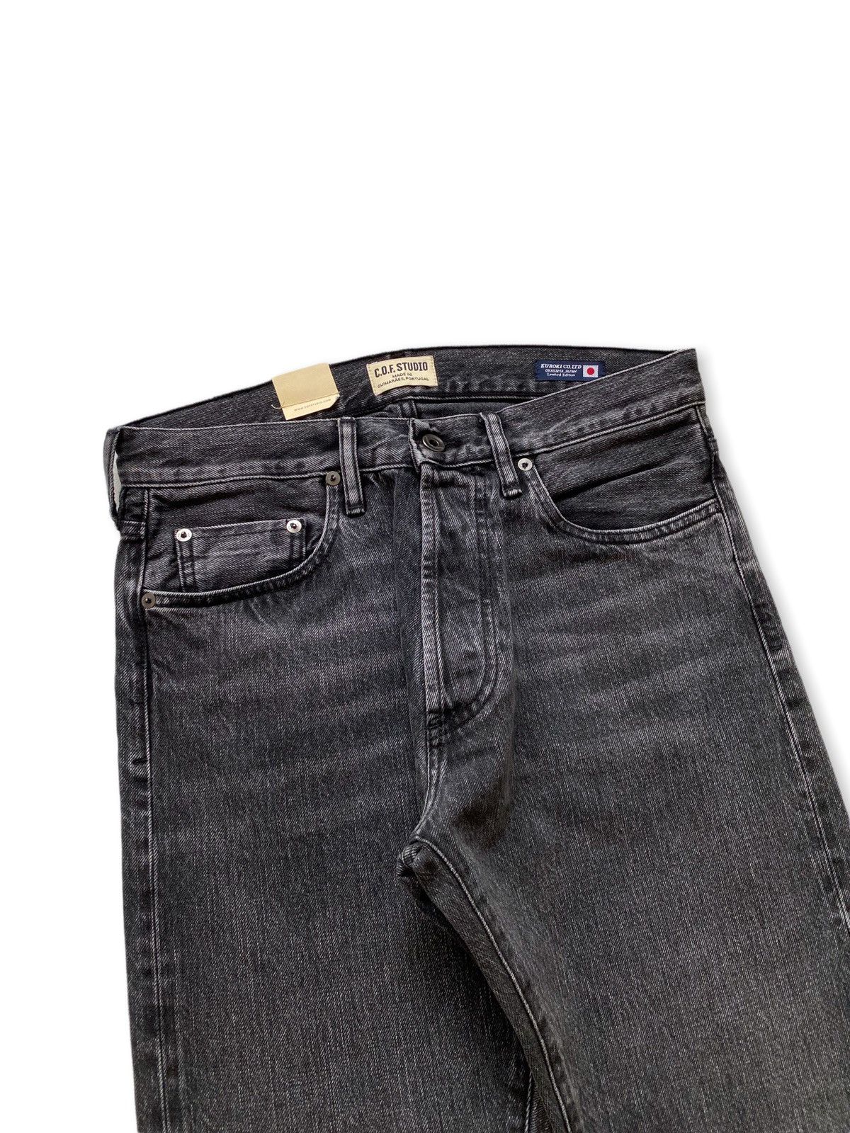 C.O.F. Studio Circle Of Friends M7 Tappered Selvedge Jeans Denim Pants Size US 31 - 2 Thumbnail