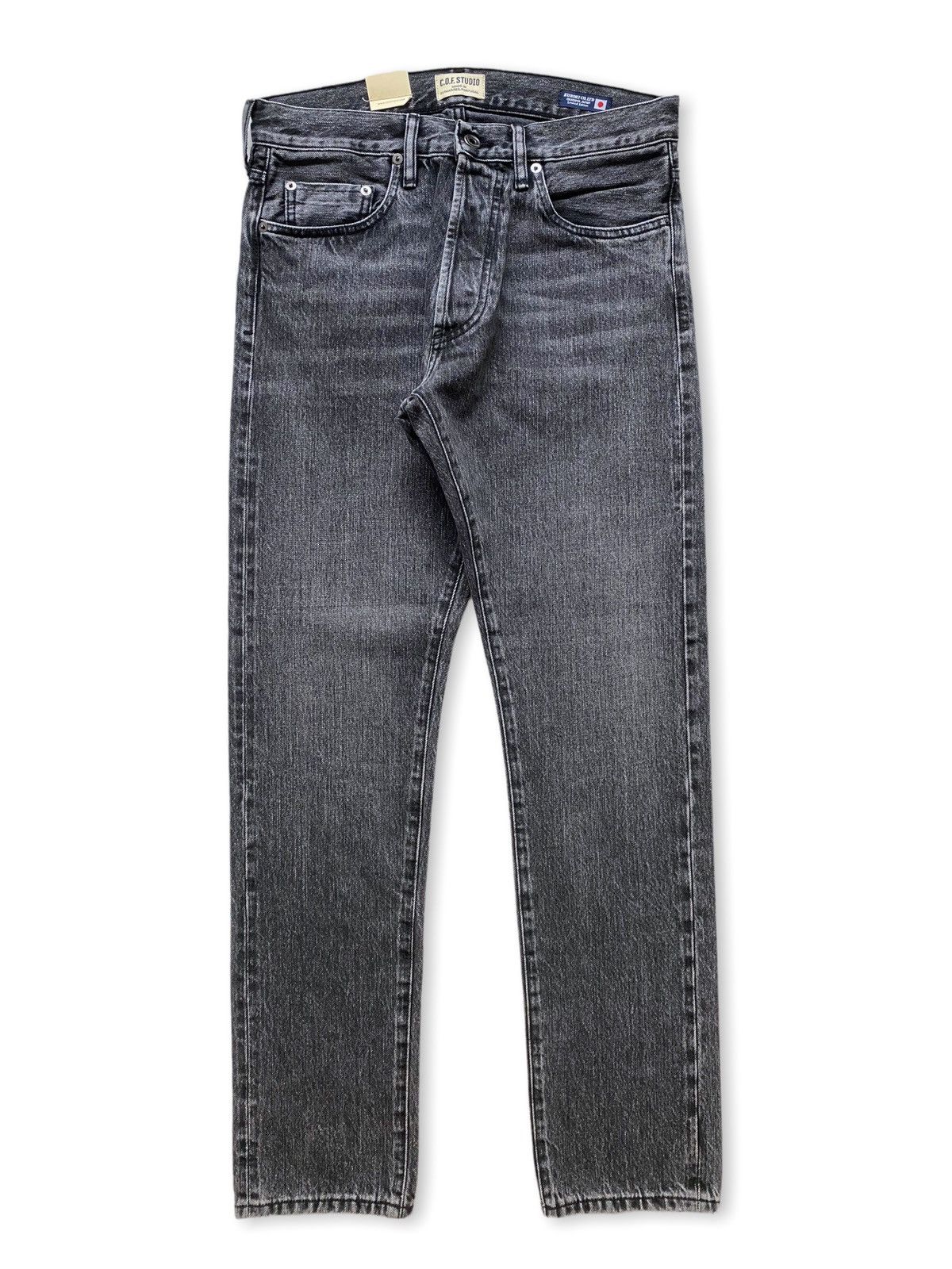 C.O.F. Studio Circle Of Friends M7 Tappered Selvedge Jeans Denim Pants Size US 31 - 1 Thumbnail