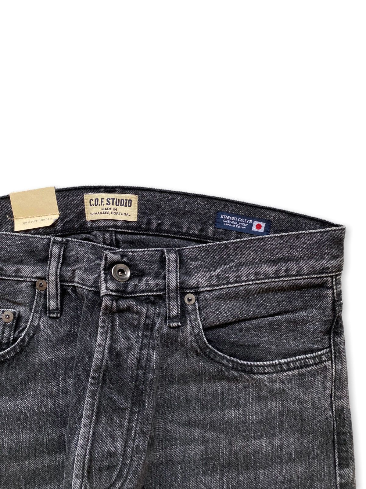 C.O.F. Studio Circle Of Friends M7 Tappered Selvedge Jeans Denim Pants Size US 31 - 3 Thumbnail
