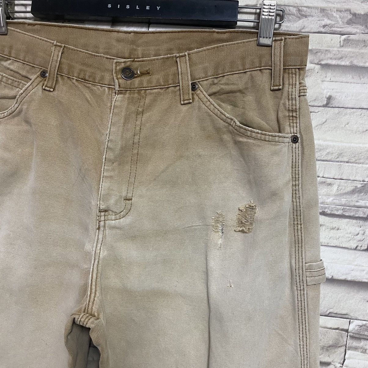 Dickies SICK Vintage Dickies Distressed Carpenter Pants Sun-Faded Size US 34 / EU 50 - 7 Thumbnail