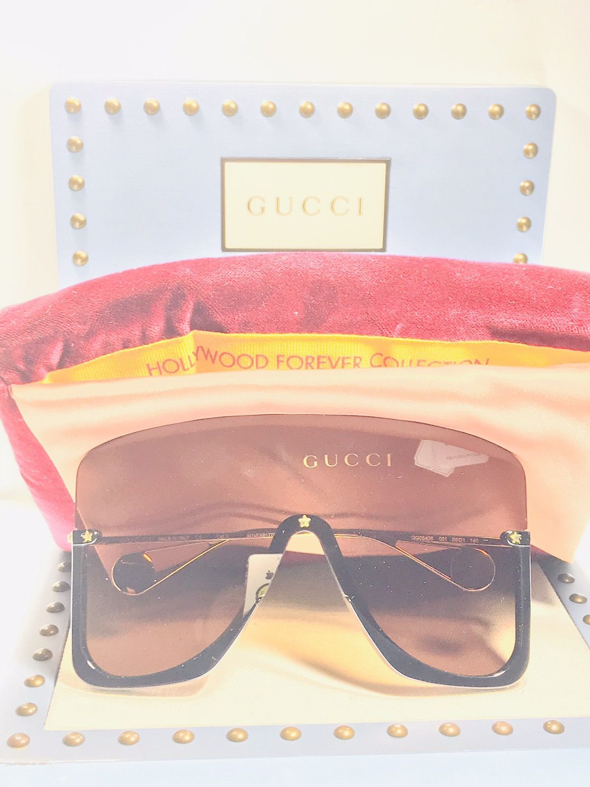 Gucci Brown Oversized Ladies Gg0540s00199 Sunglasses