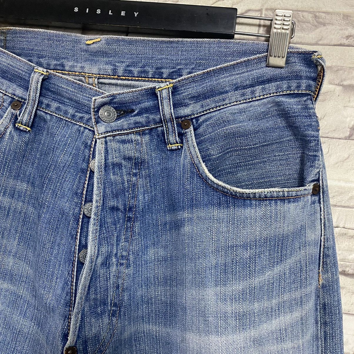 Evisu Vintage Evisu No3 Denim Distressed Painter Jeans Size US 32 / EU 48 - 10 Thumbnail