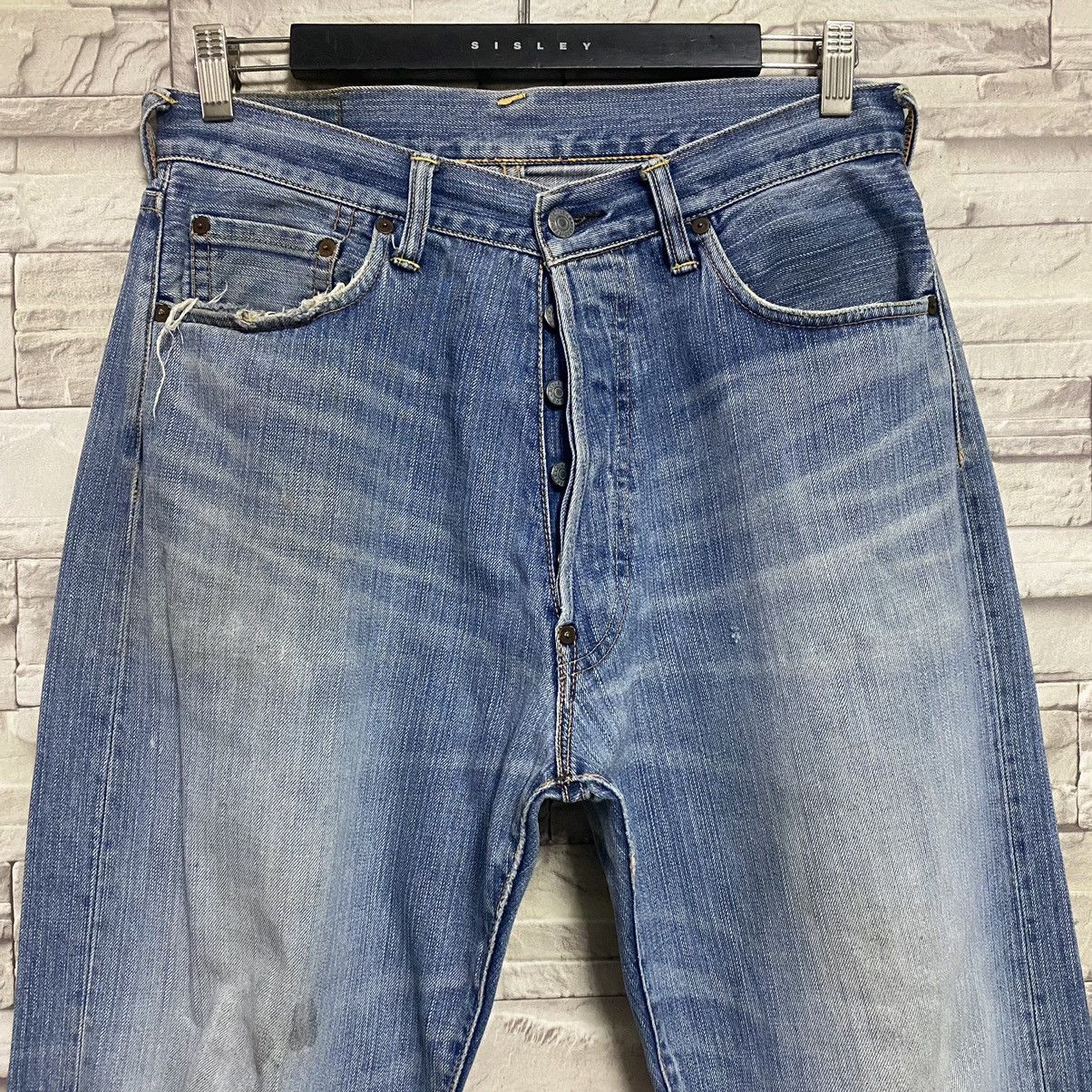 Evisu Vintage Evisu No3 Denim Distressed Painter Jeans Size US 32 / EU 48 - 4 Thumbnail